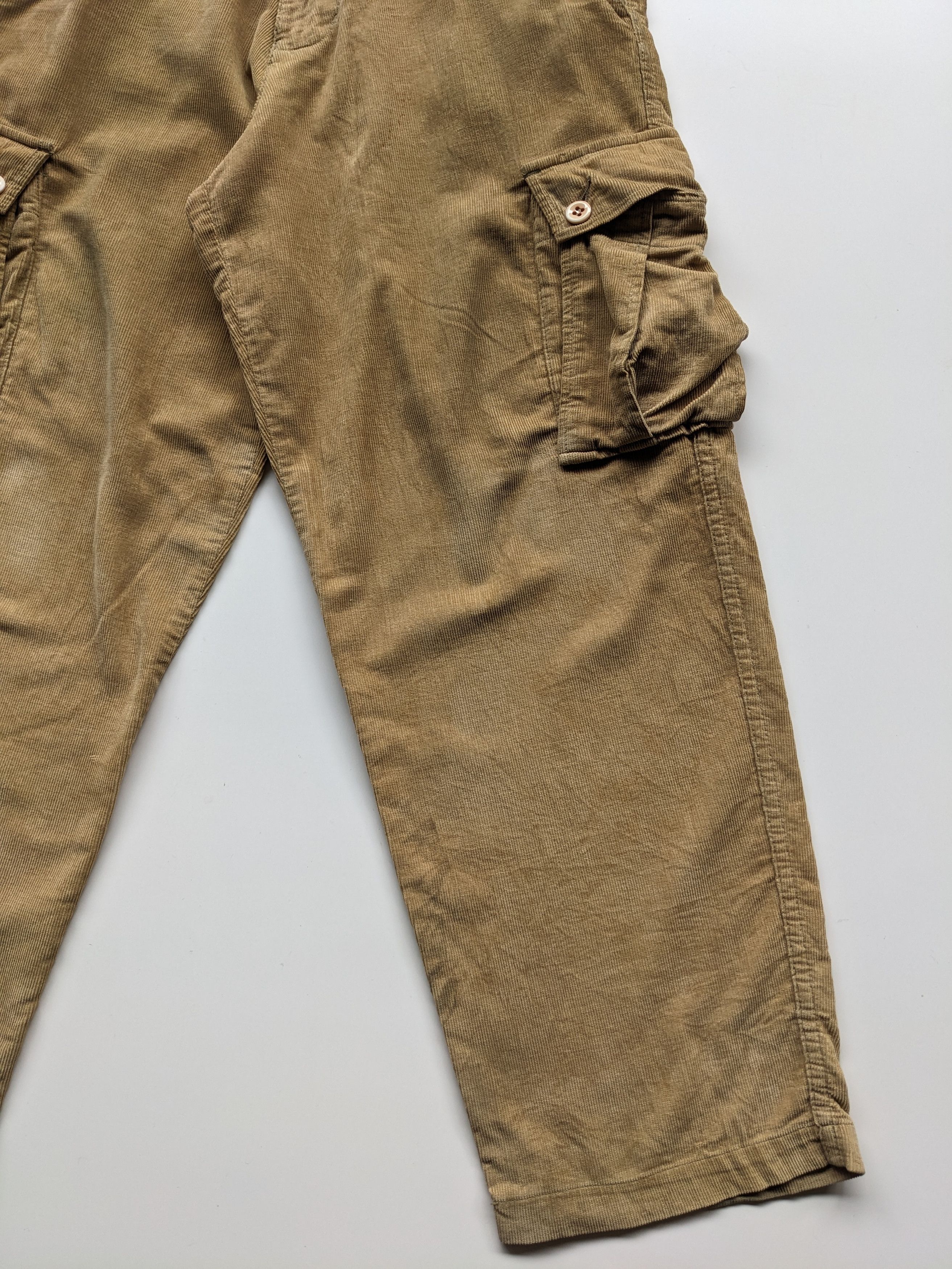Stussy × Vintage Vintage Stussy wide leg parachute corduroy cargo Size US 31 - 7 Thumbnail