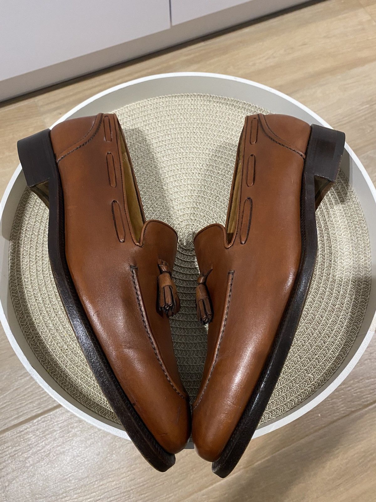 Other Addison Loafers Artisan Shoes Made in Italy Lav Blak Size 45 Size US 12 / EU 45 - 5 Thumbnail