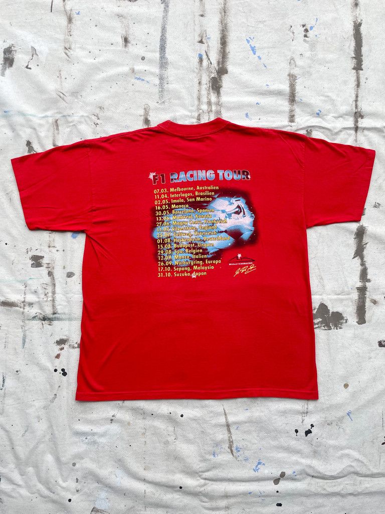 Vintage Y2K Michael Schumacher F1 World Champion T- Shirt Size US M / EU 48-50 / 2 - 3 Thumbnail