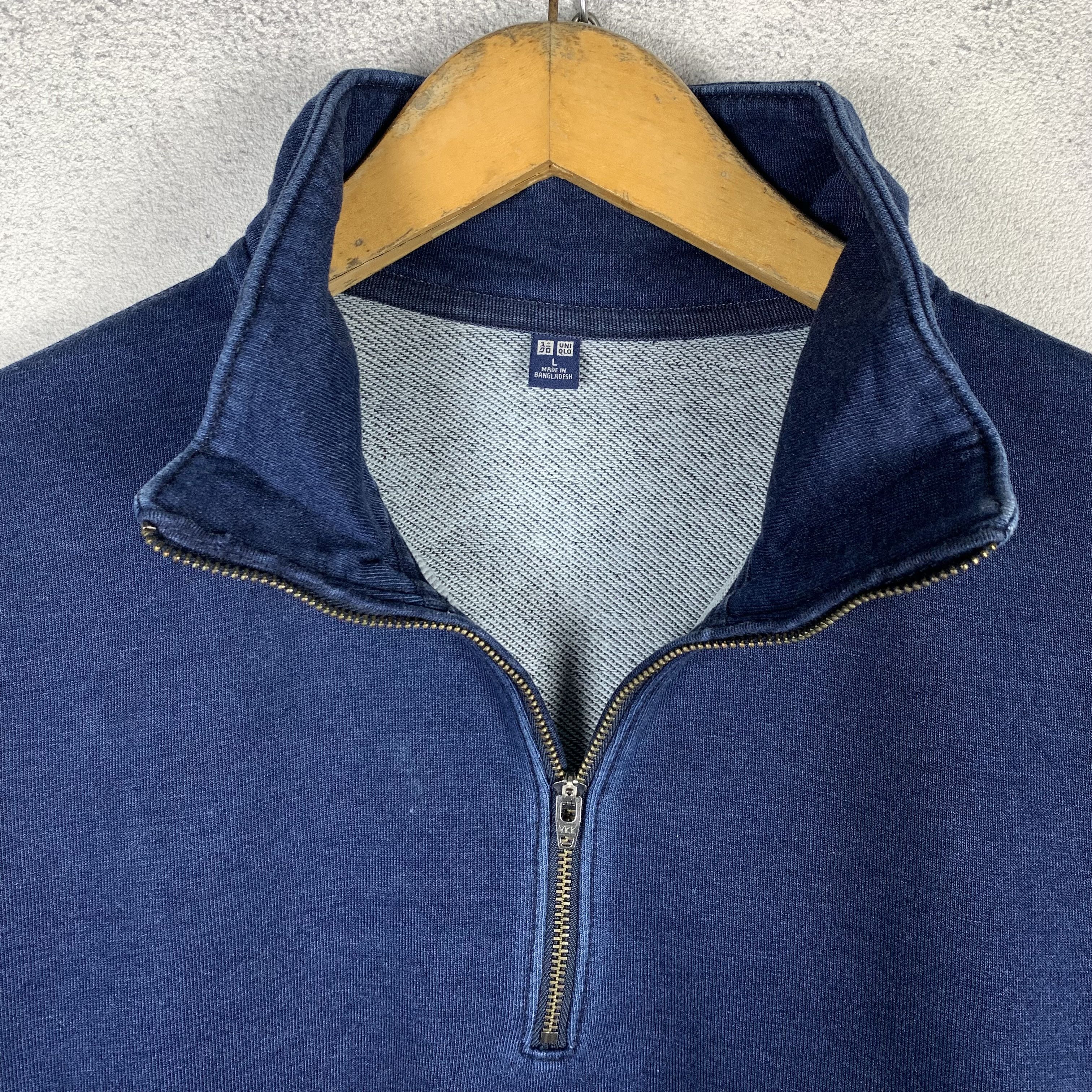 Uniqlo Uniqlo Halfzip Sweatshirt Crewneck Size US L / EU 52-54 / 3 - 2 Thumbnail