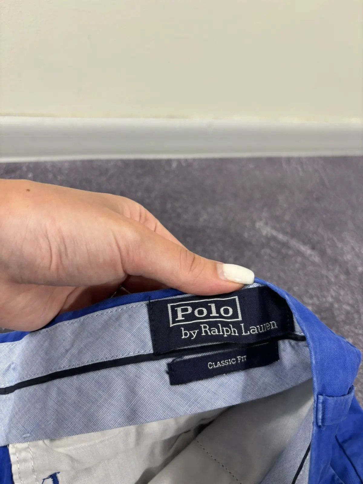 Polo Ralph Lauren × Ralph Lauren × Vintage Vintage Polo Ralph Lauren Classic Fit Blue Classic Shorts Size US 32 / EU 48 - 8 Thumbnail