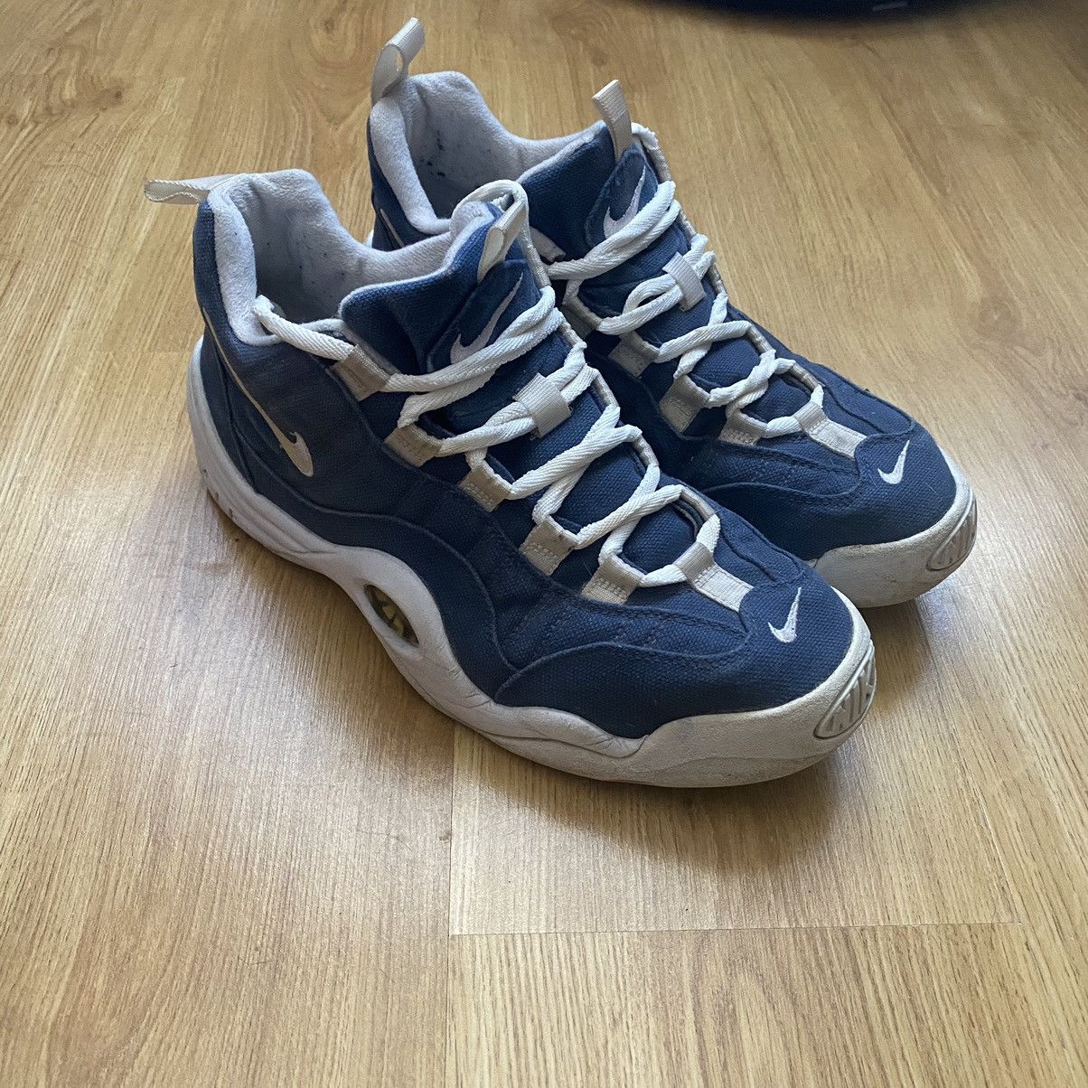 Nike × Vintage Nike Air B-Que Navi/White - Allah vintage 90’s rare Size US 11.5 / EU 44-45 - 2 Thumbnail