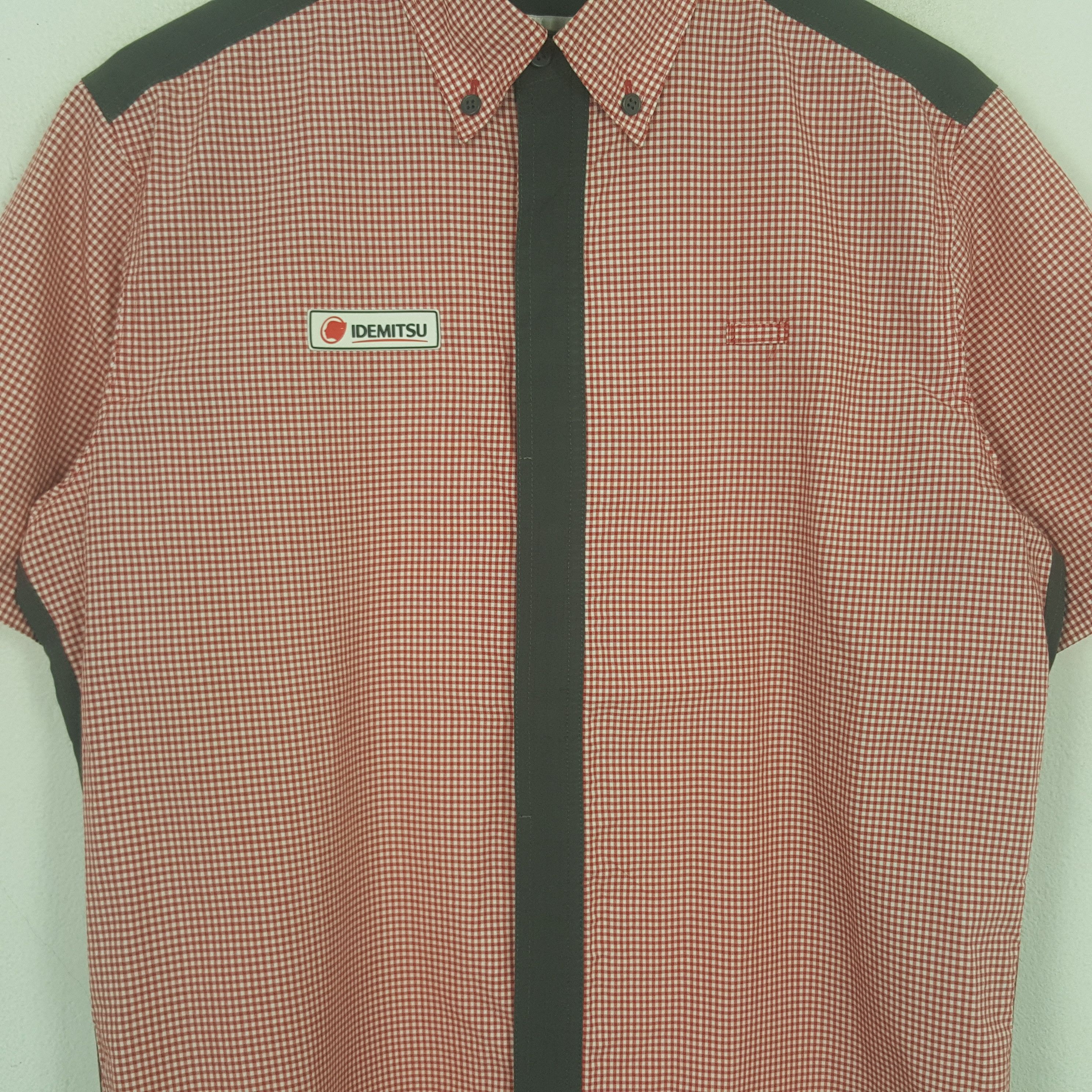 Japanese Brand Vintage Idemitsu Japanese Lubricant Work Shirt C301N1 Size US L / EU 52-54 / 3 - 4 Thumbnail