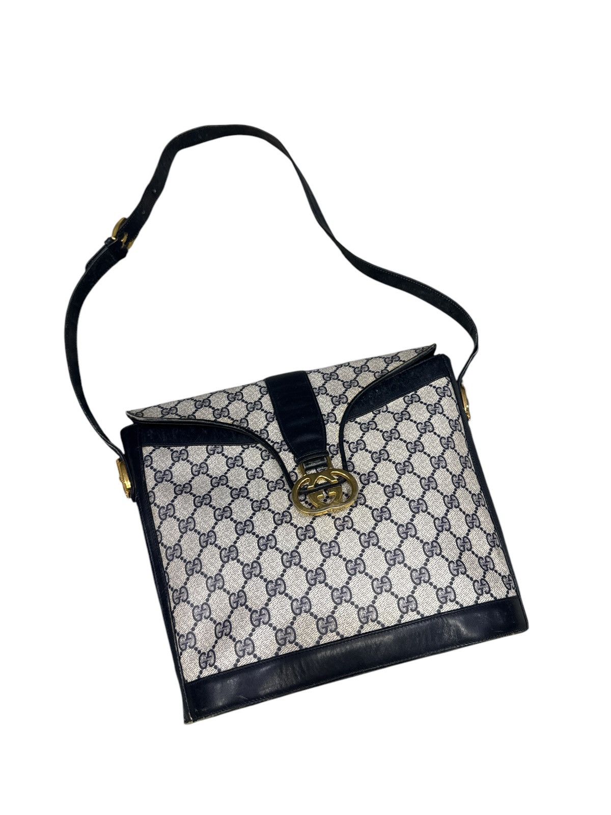Gucci VINTAGE GUCCI FULL MONOGRAM SHOULDER BAG Size ONE SIZE - 1 Thumbnail