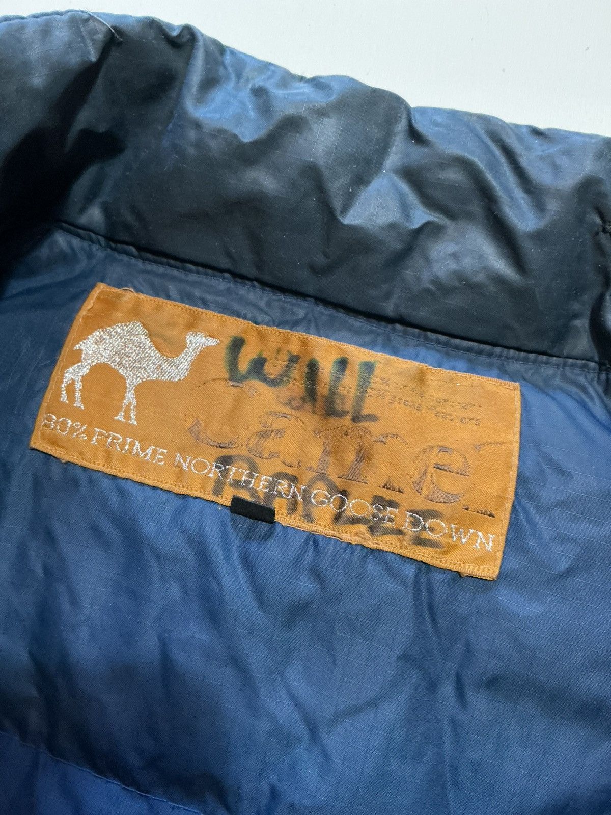 Camel Vintage 70s 80s Camel Northern Goose Down Zip Puffer Jacket Size US XL / EU 56 / 4 - 4 Thumbnail