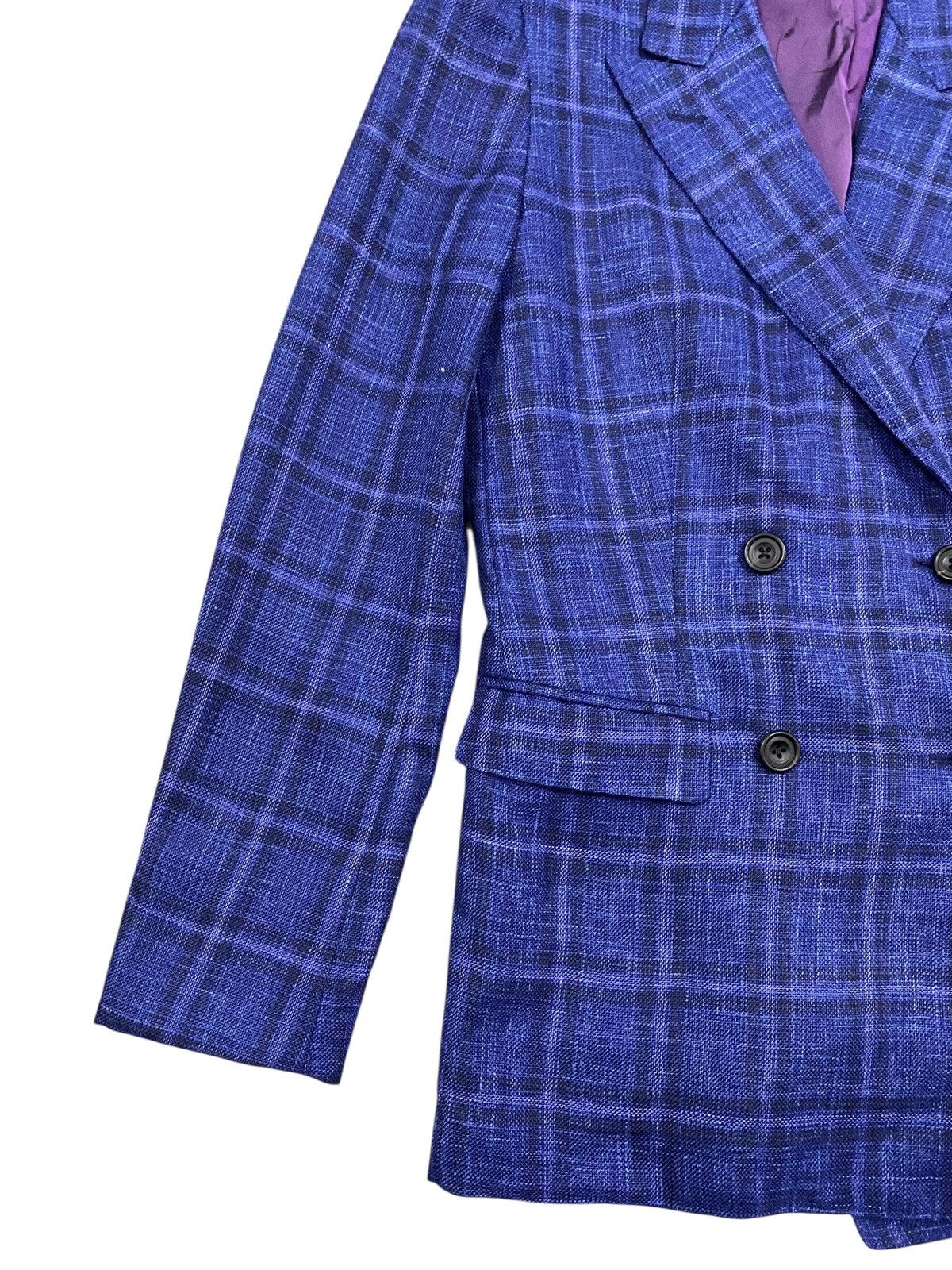 Loro Piana Loro Piana "Four Winds" Wool Silk Linen Double Breasted Size S / US 4 / IT 40 - 6 Thumbnail