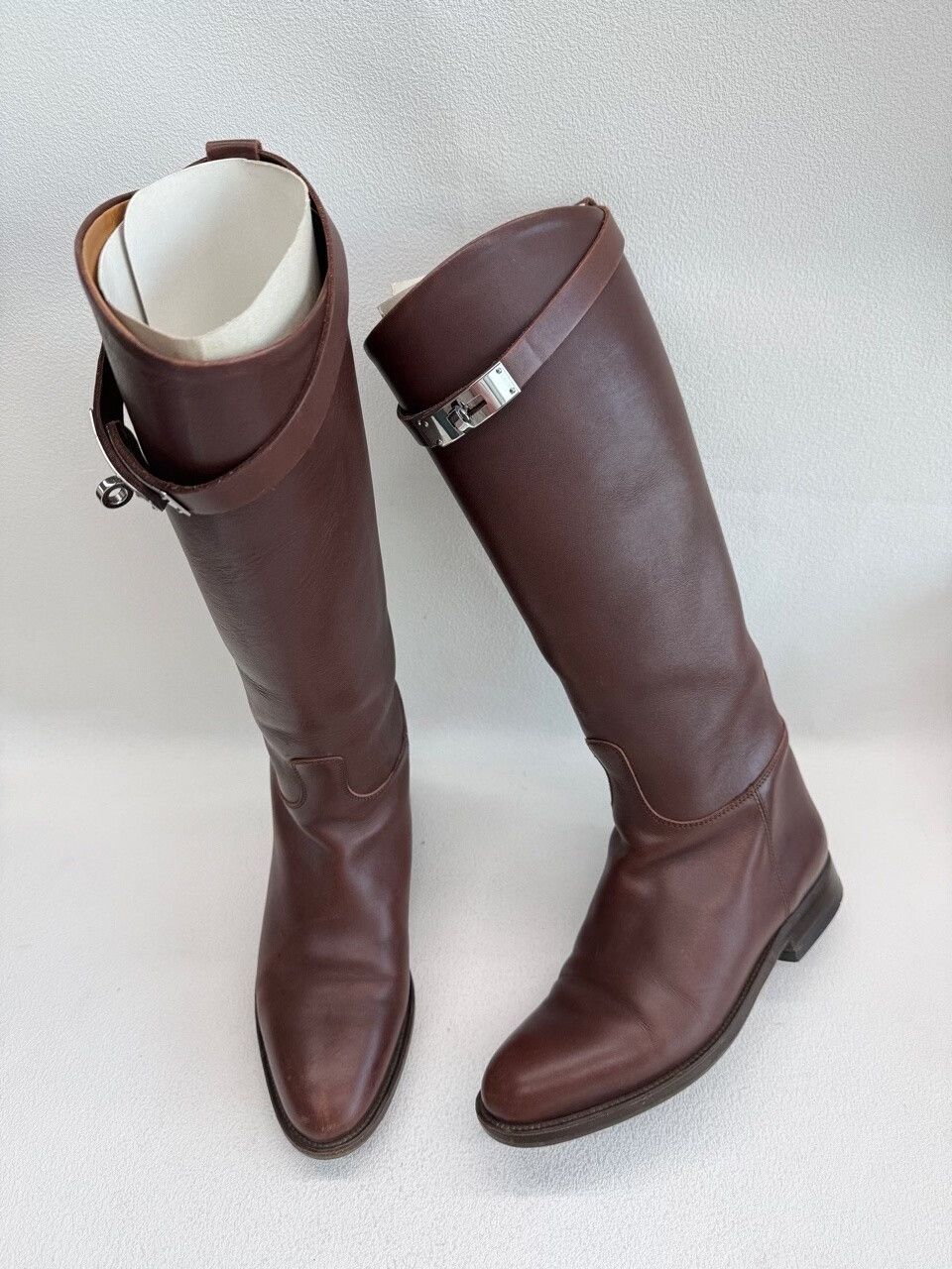 Hermes Hermes Leather Red Boots us_6-5 Women Size US 6.5 / IT 36.5 - 1 Thumbnail