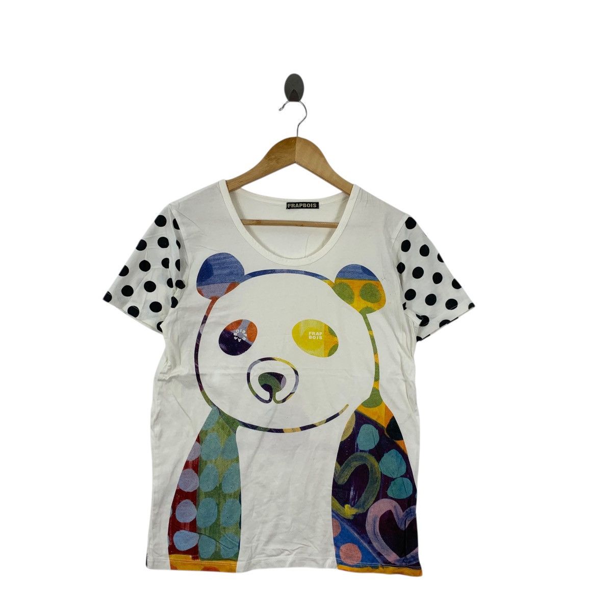 Frapbois FRAPBOIS JAPAN PANDA Bear Polka Dot Shibuya Edition Tee Size S / US 4 / IT 40 - 4 Thumbnail