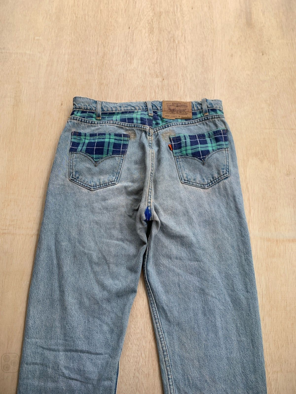 Japanese Brand × Levi's Vintage Clothing × Vintage Vintage Levis Orange Tab Distressed Denim Jeans Size US 34 / EU 50 - 2 Thumbnail