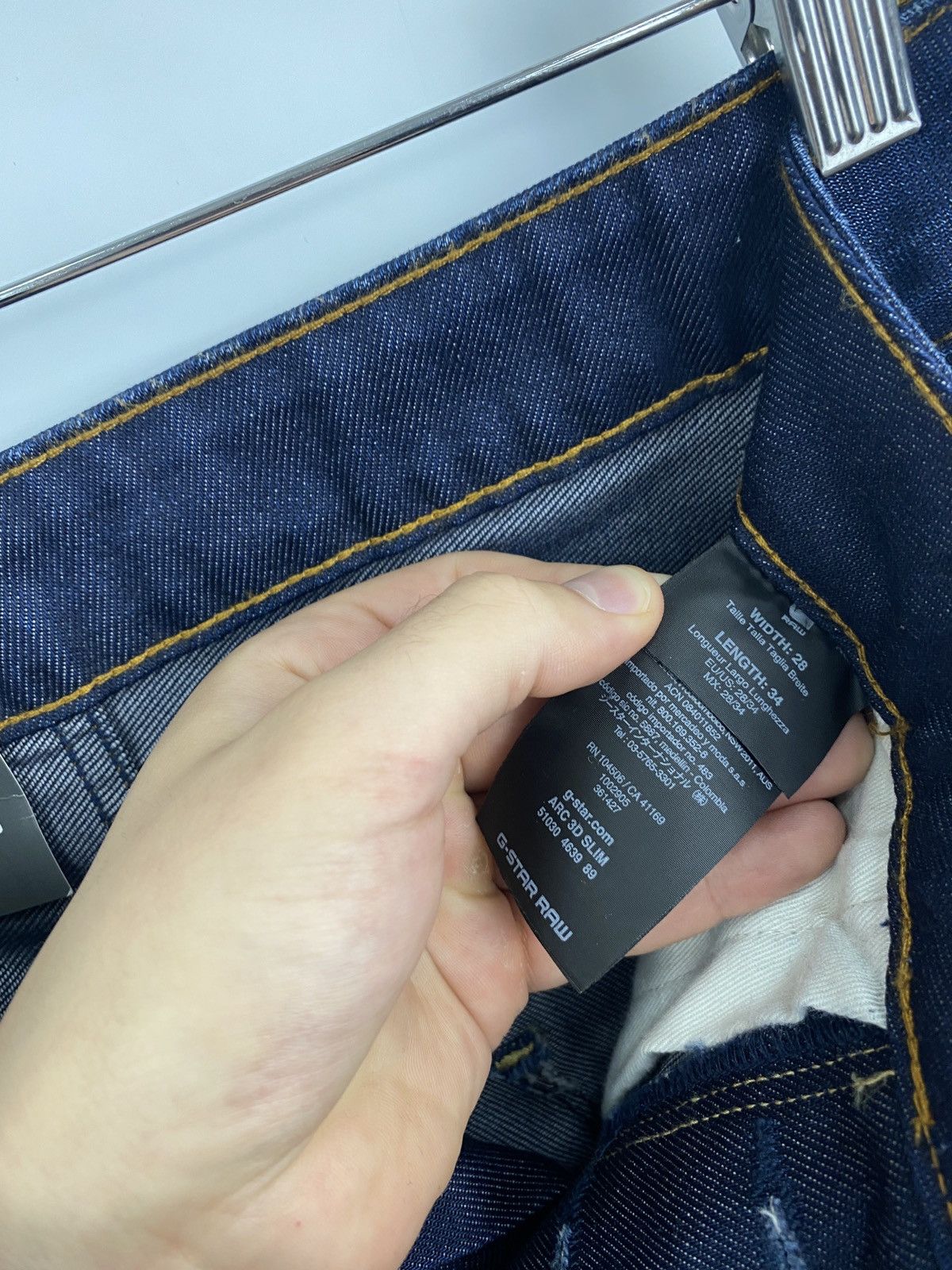 G-Star 🇺🇸 Y2K G Star Raw Hydrite Denim Jeans Rare Retro Hype Size US 28 / EU 44 - 14 Thumbnail