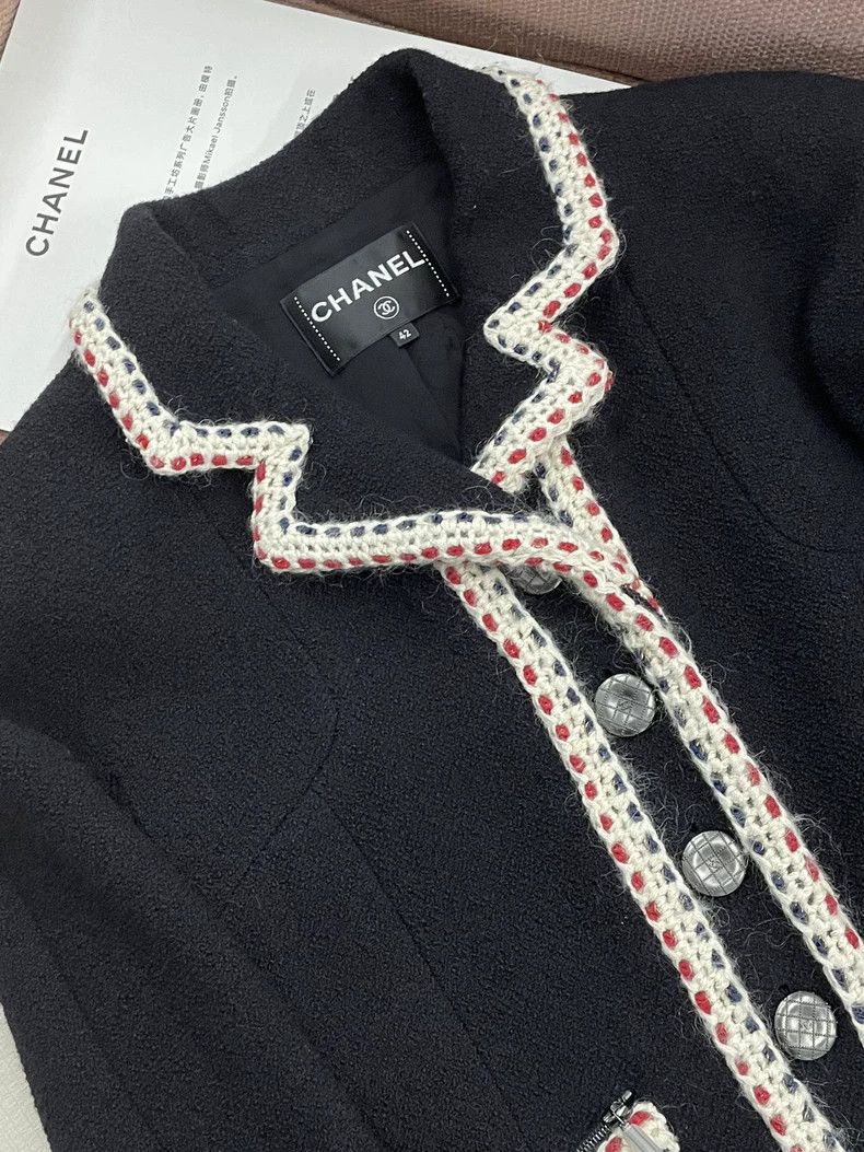 Chanel Chanel German Hamburg series colorful rolled-edged black j Size M / US 6-8 / IT 42-44 - 2 Thumbnail