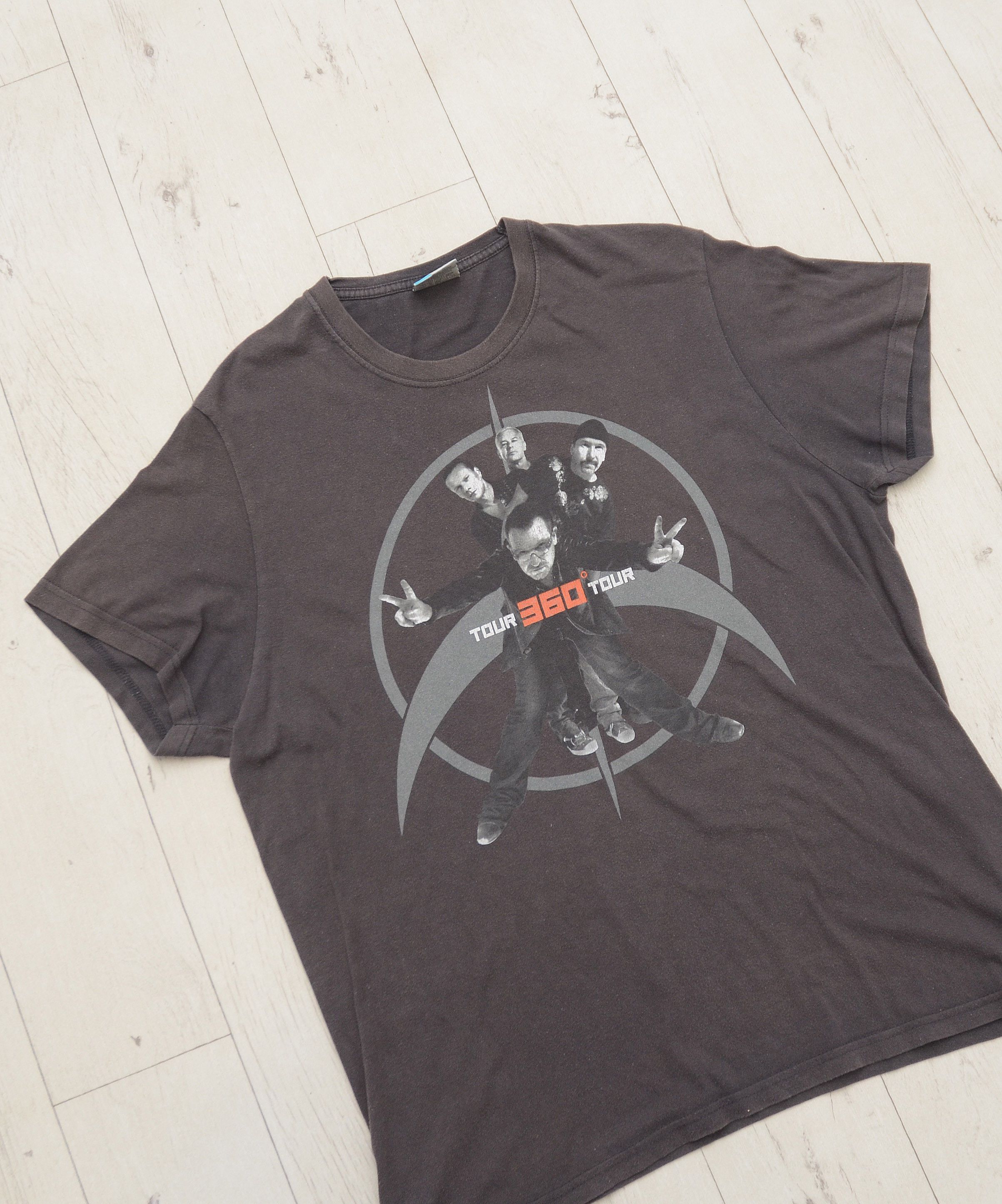 Band Tees U2 360 Tour Tee T-shirt Date Band 2009 Y2K Rock Size US XL / EU 56 / 4 - 3 Thumbnail