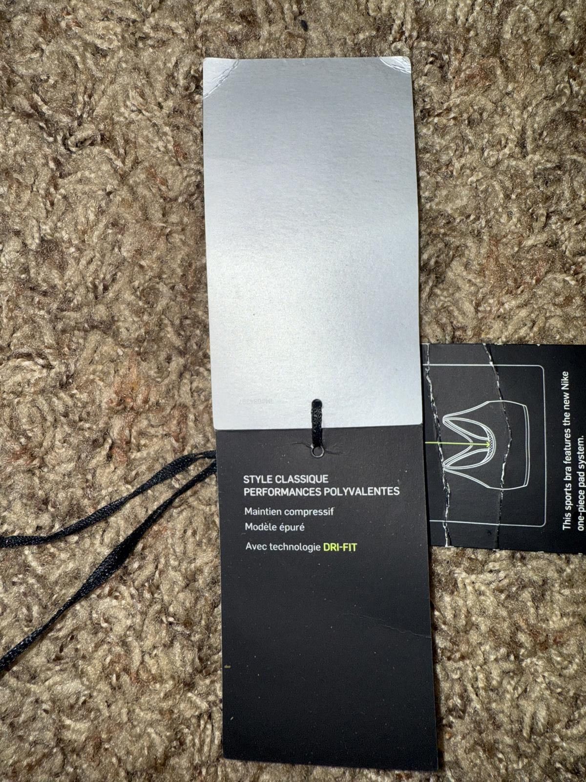 Nike Nike Swoosh Women's Medium-Support 1-Piece Pad Sports Bra Medium Size ONE SIZE - 9 Thumbnail