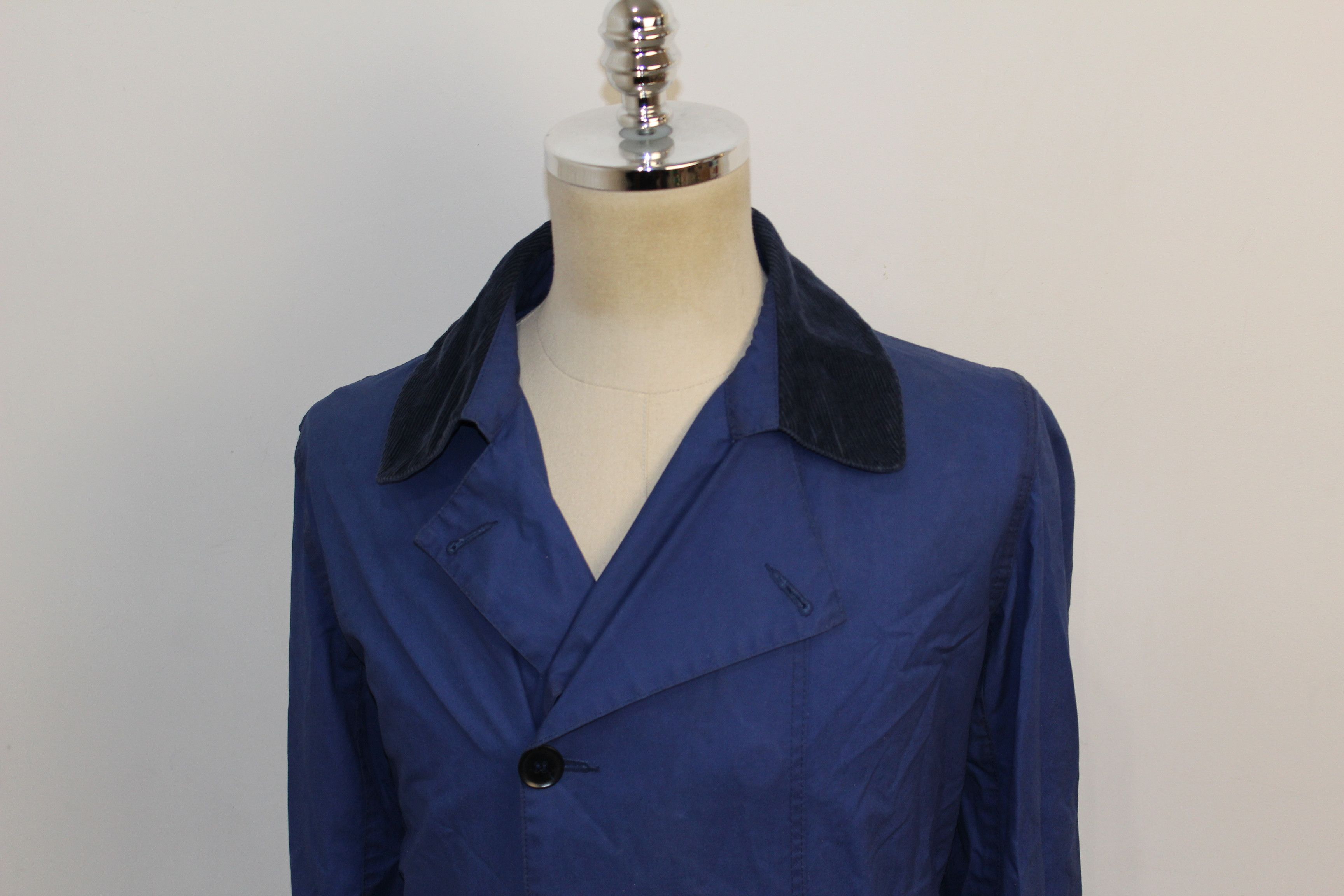 Barbour BARBOUR Norton&Sons Stanope Too Blue Trench Jacket Size US M / EU 48-50 / 2 - 5 Thumbnail