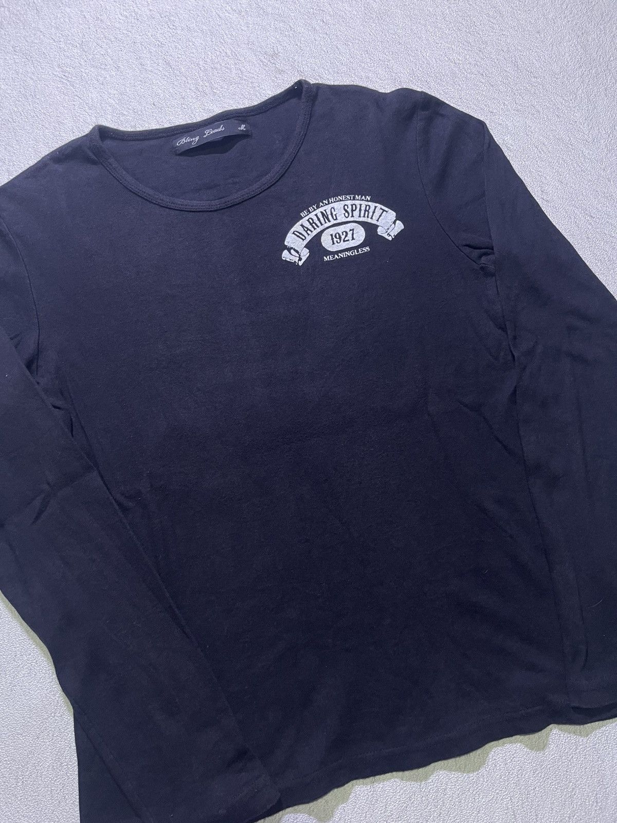 Japanese Brand Y2K BLING LEADI long sleeve tshirt Size US M / EU 48-50 / 2 - 4 Thumbnail