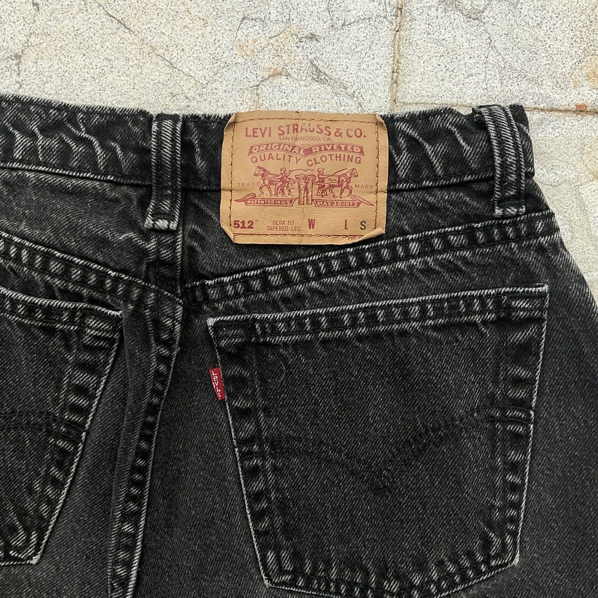 Levi's Vintage 90s Levi’s 512 Slim Fit Tapered Leg Denim Jean Pants Size 34" / US 12 / IT 48 - 1 Thumbnail