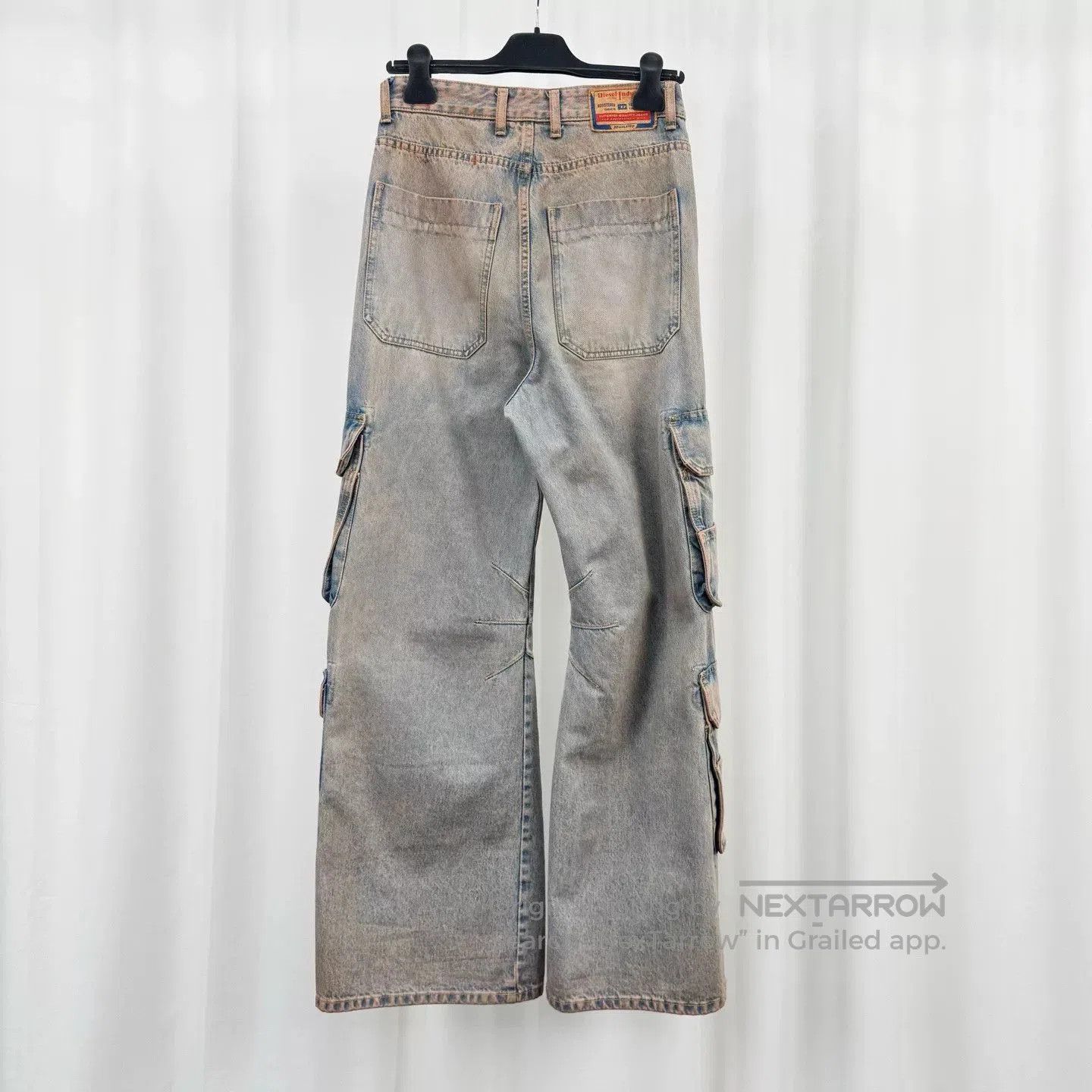 Diesel Diesel Mud-Dyed Multi-Pocket Denim Pants. Size 25" / US 0 / IT 36 - 2 Thumbnail