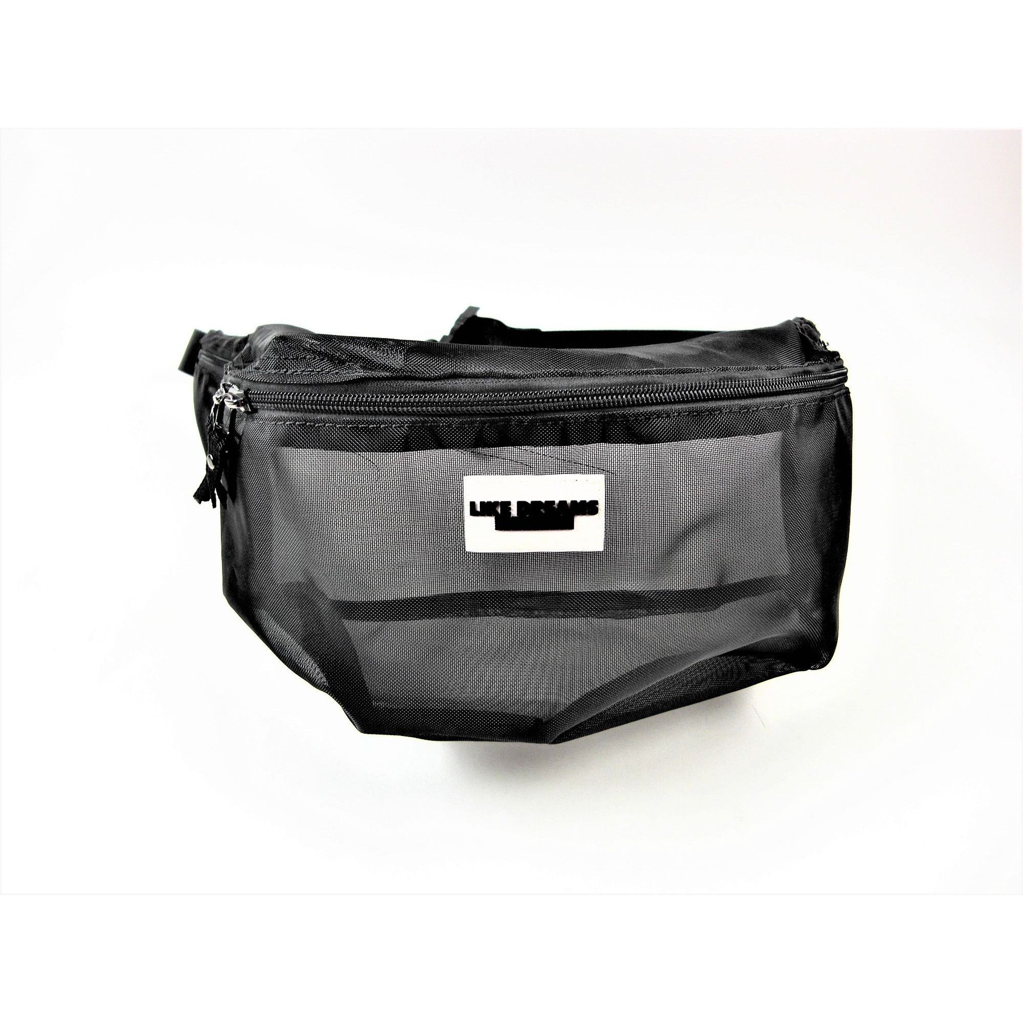Other Like Dreams See Through Black Large Fanny Pack 3 Zip Pockets Size ONE SIZE - 1 Thumbnail
