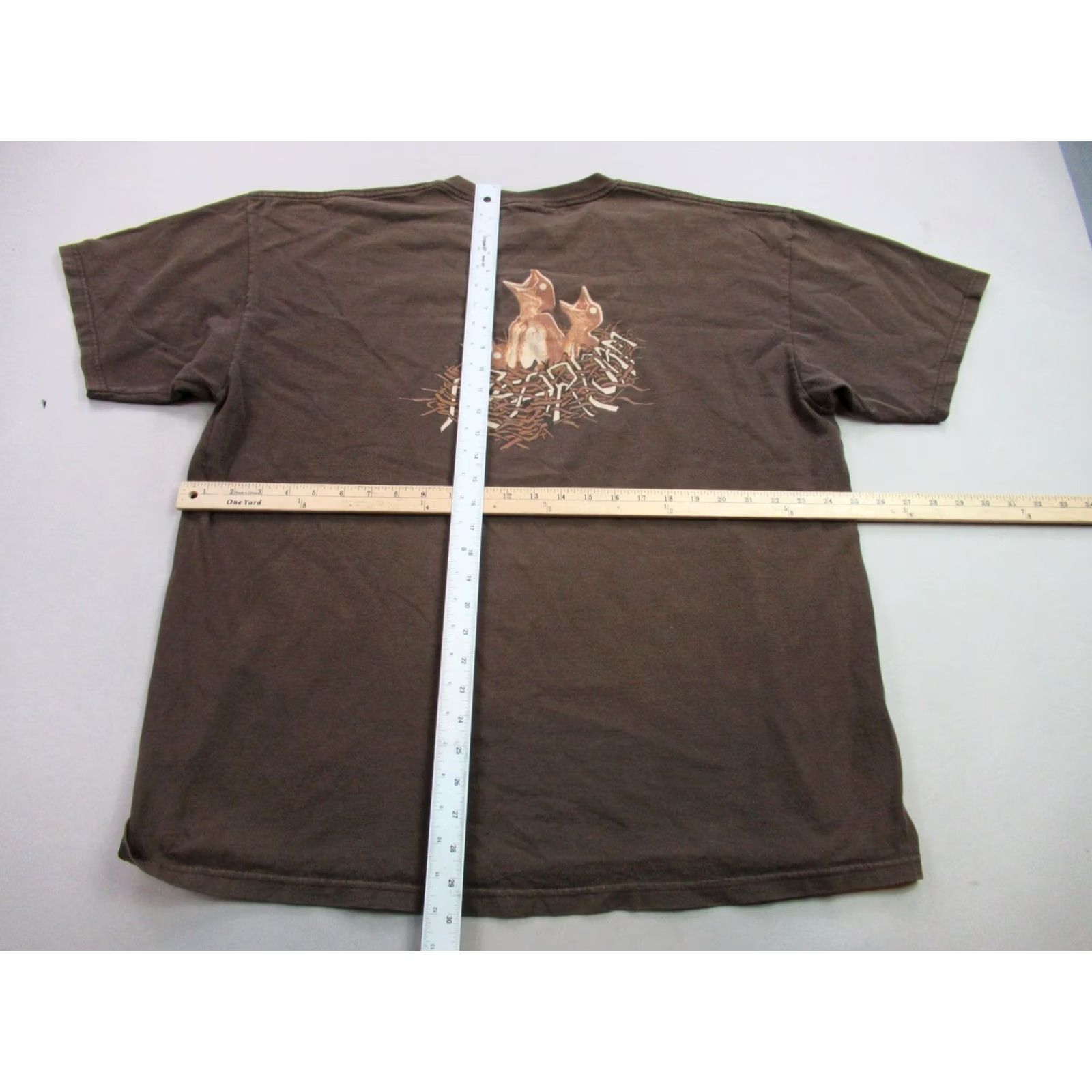 Anvil Anvil Shirt Mens M Brown Short Sleeve Crew Neck Outdoors Lightweight Casual Size US M / EU 48-50 / 2 - 7 Thumbnail