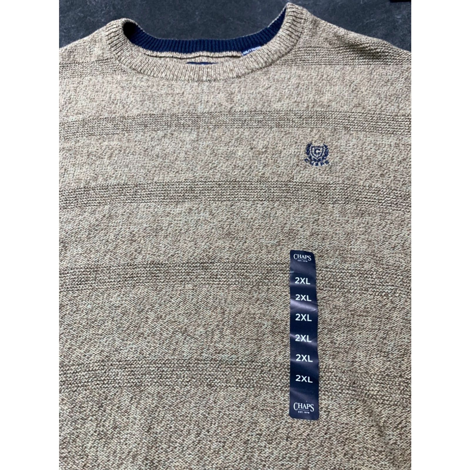 Ralph Lauren Ralph Lauren Mens Cable-Knit Sweater Pullover Beige XXL Size US XXL / EU 58 / 5 - 3 Thumbnail