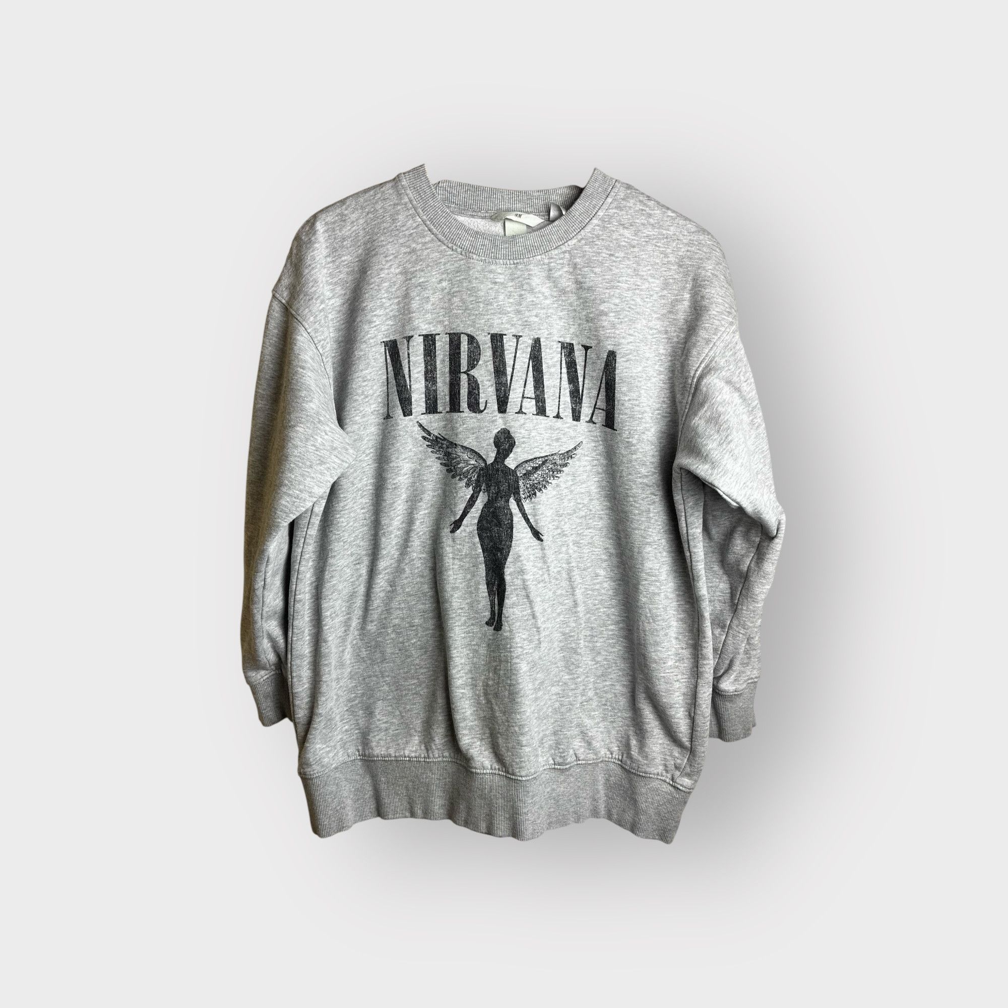 H&M Nirvana Graphic Sweatshirt Size XS / US 0-2 / IT 36-38 - 1 Thumbnail