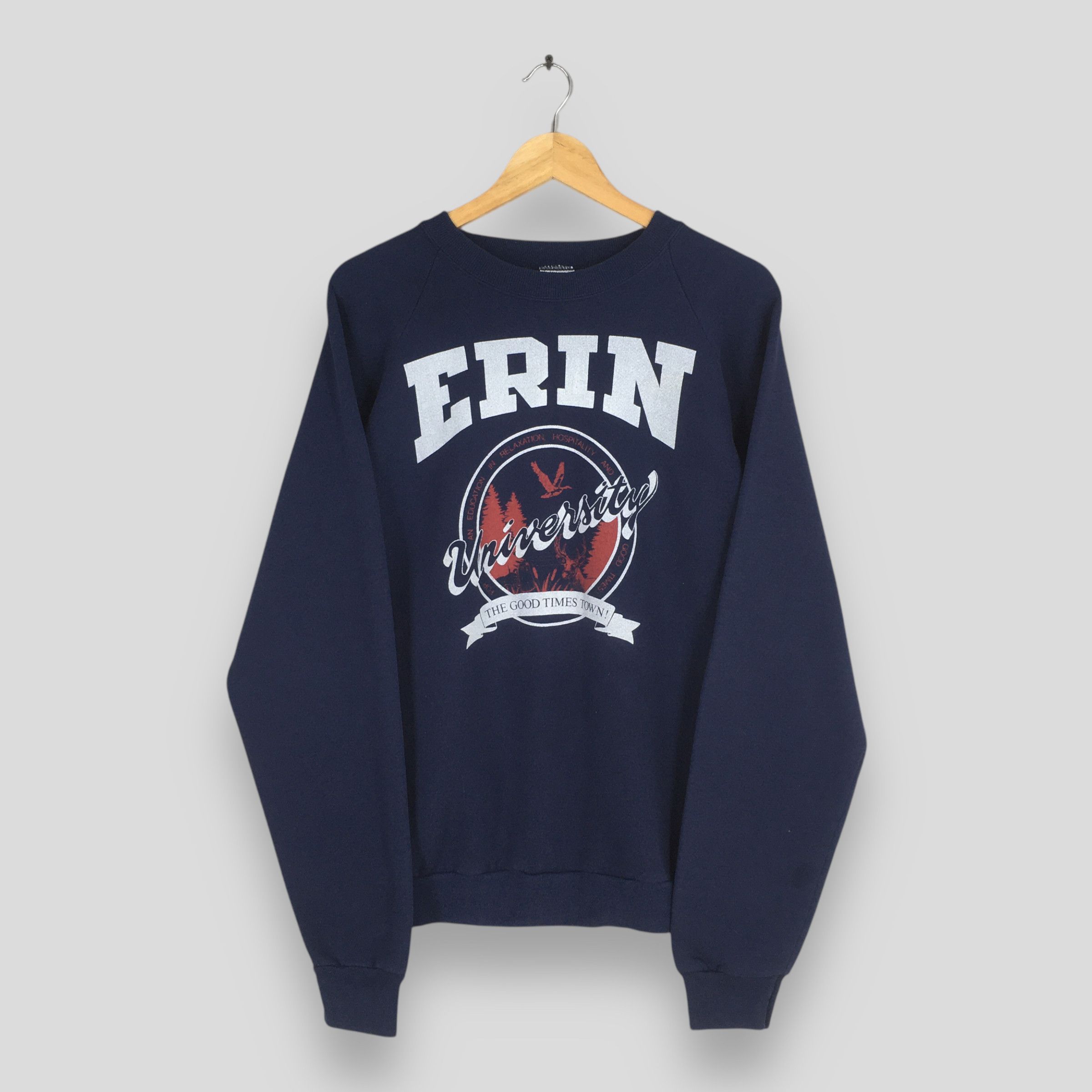 NCAA × Vintage Vintage Erin University Sweatshirt XLarge Size US XL / EU 56 / 4 - 1 Thumbnail