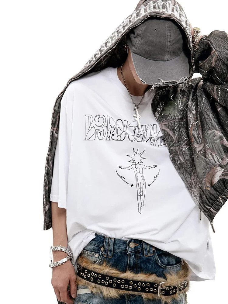 Other Oversized Tour Graphic Tee Size US XL / EU 56 / 4 - 4 Thumbnail