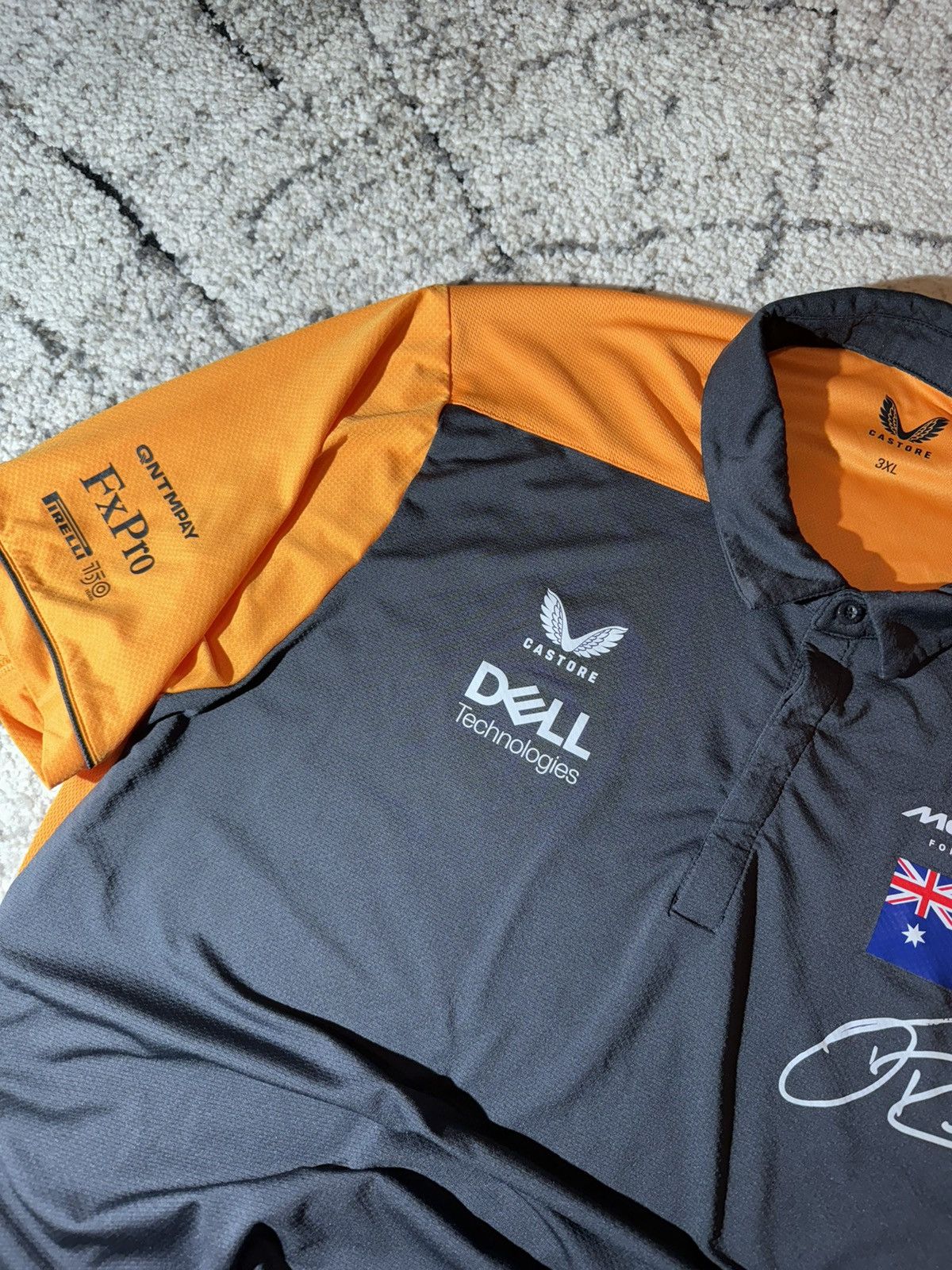 Formula 1 × Malcolm McLaren McLaren Rormula 1 Team Ricciardo #3 Castore F-1 Team 3XL sz Size US XXL / EU 58 / 5 - 8 Thumbnail