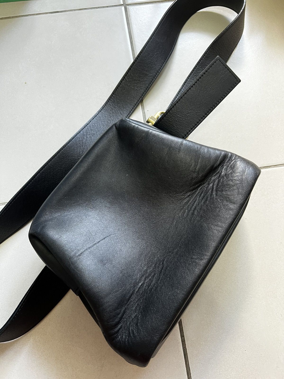 Leather Osoi Mini Brot Black Leather Crossbody Bag Size ONE SIZE - 10 Thumbnail