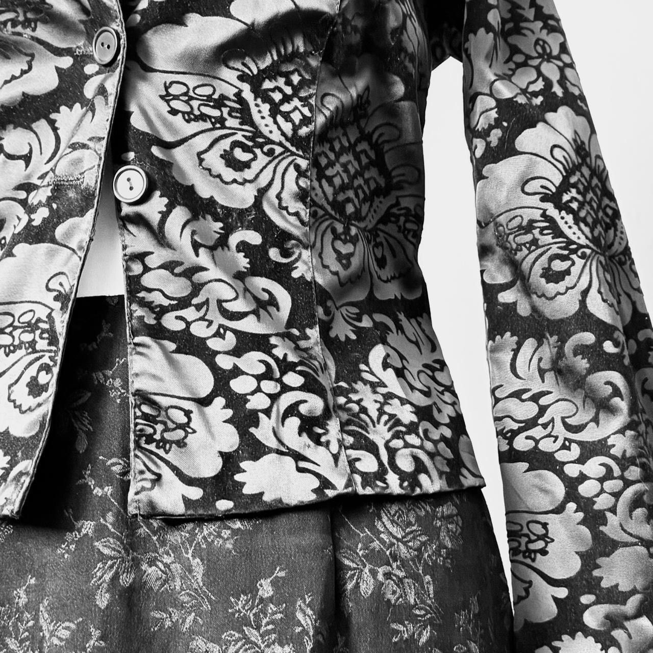 Vintage Gorgeous gothic avant - garde Victorian set suit Size S / US 4 / IT 40 - 5 Thumbnail