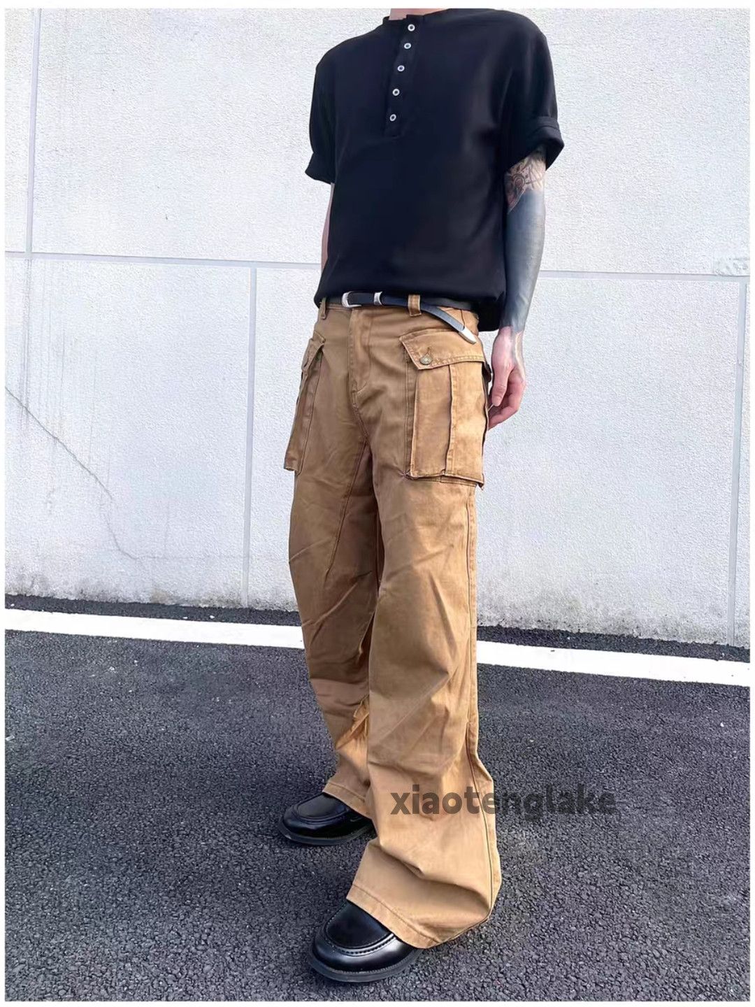 Vintage Unisex outdoor utility loose baggy military cargo pants Size US 30 / EU 46 - 6 Thumbnail
