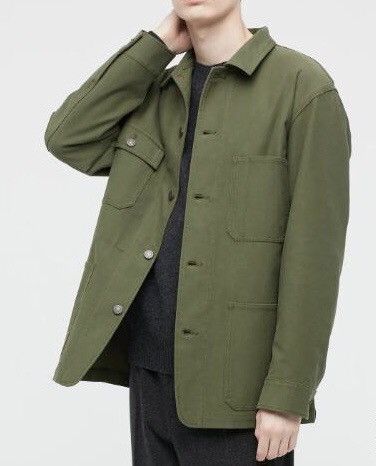 Uniqlo Uniqlo Men’s Ultility Olive Green Jacket Size US L / EU 52-54 / 3 - 3 Thumbnail