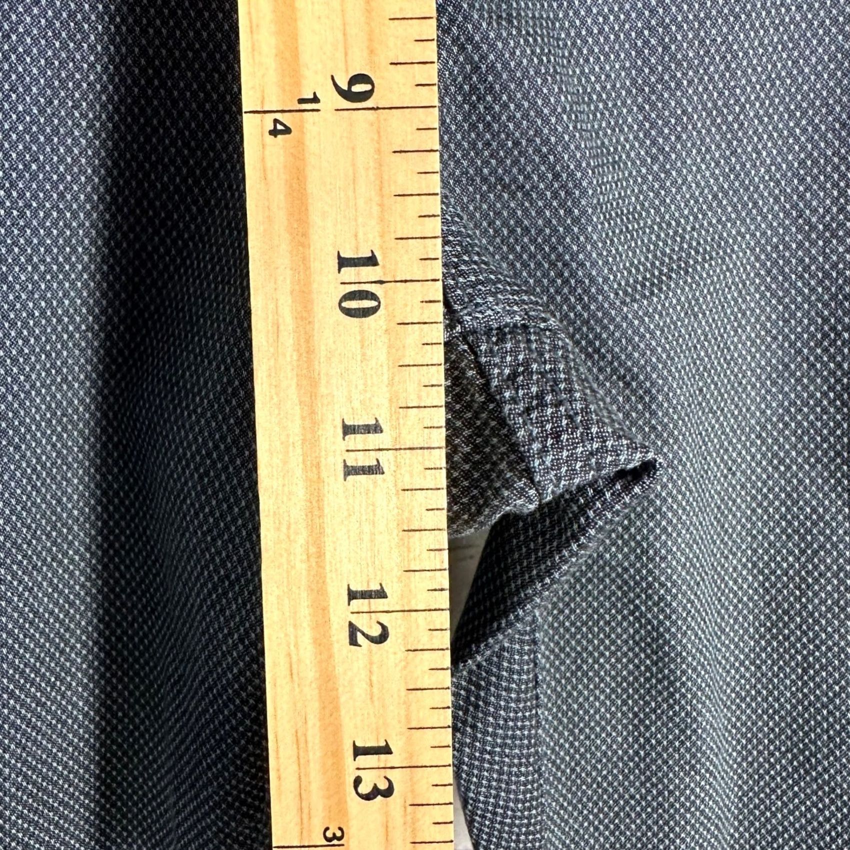 Vintage AG Adriano Goldschmied Mens Grey Micro Pattern Slim Straight Pants 31x32 Grey Geometric Logo 5-Pocket Chino pants Regular Mens Size US 31 - 4 Thumbnail