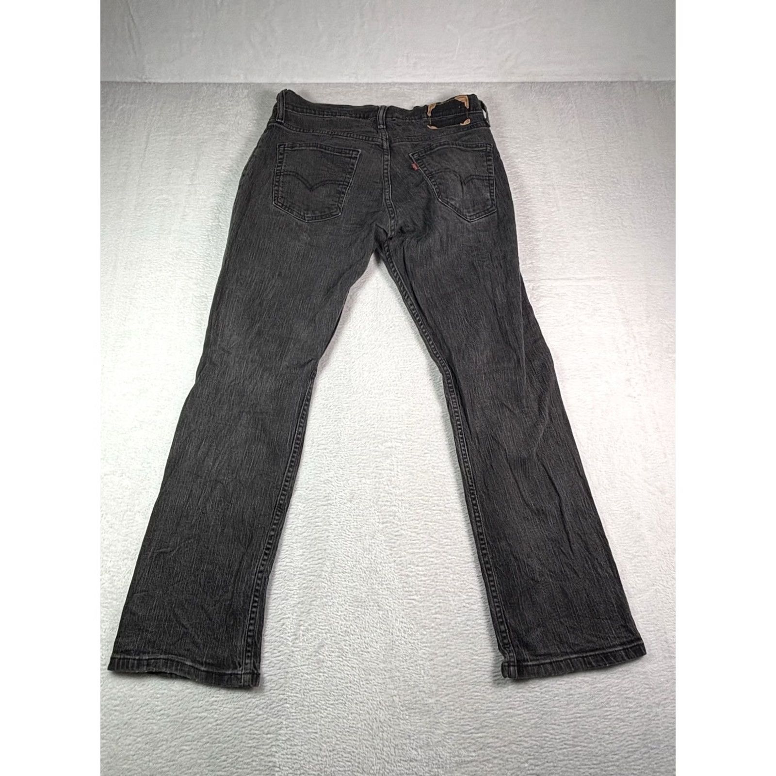 Levi's Levi's 514 Jeans Slim Straight 32x30 Gray Denim 5-Pocket Logo Button Vintage: No Mens Size US 32 / EU 48 - 2 Thumbnail