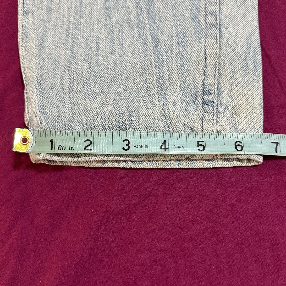 Levi's Vintage Levis Jeans Rare SilverTab Style Rivets 28” Waist Size US 28 / EU 44 - 10 Thumbnail