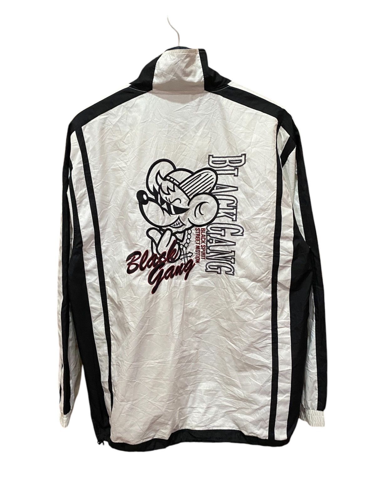 Other VINTAGE Y2K BLACK GANG WINDBREAKER Size US L / EU 52-54 / 3 - 1 Thumbnail