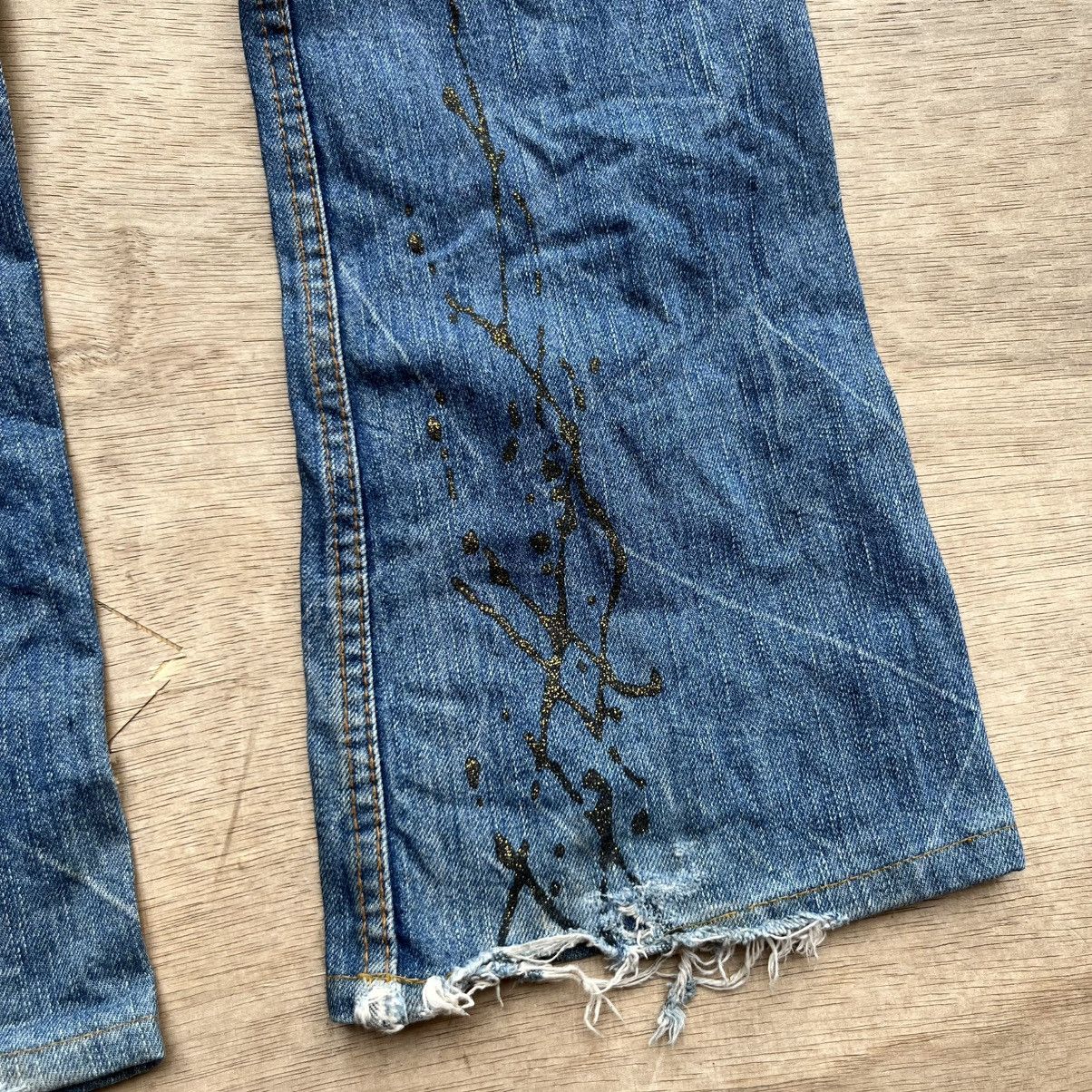 If Six Was Nine × Japanese Brand KUI DISTRESSED DENIM BOOTCUT IF SIX WAS NINE STYLE Size US 32 / EU 48 - 11 Thumbnail