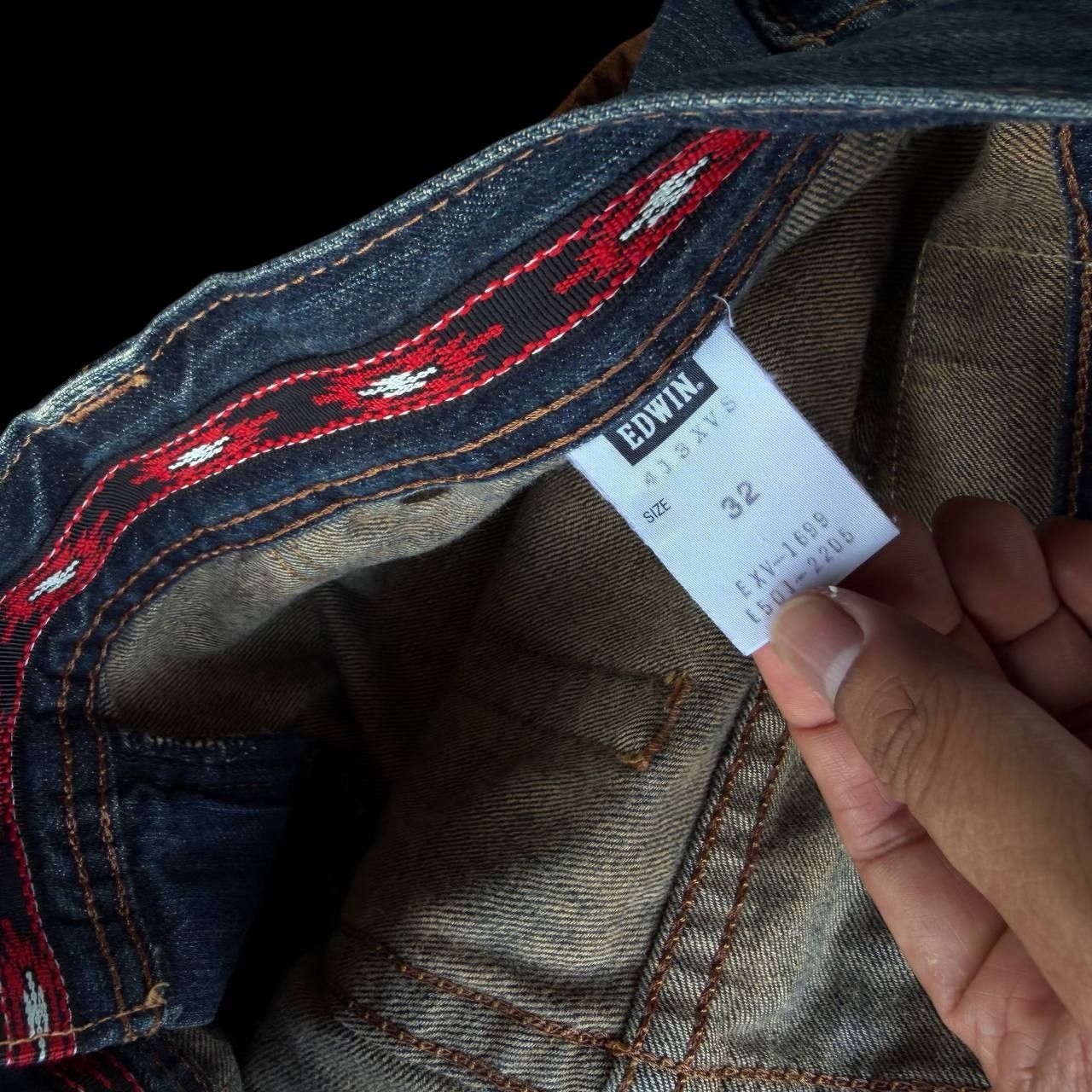 Edwin Archival Edwin Japan Distressed Exc.Vintage XU Multi-Pocket Size US 32 / EU 48 - 14 Thumbnail
