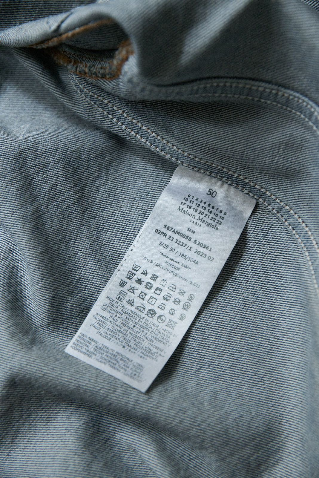 Maison Margiela Maison Margiela cropped distress denim jacket Size US M / EU 48-50 / 2 - 13 Thumbnail