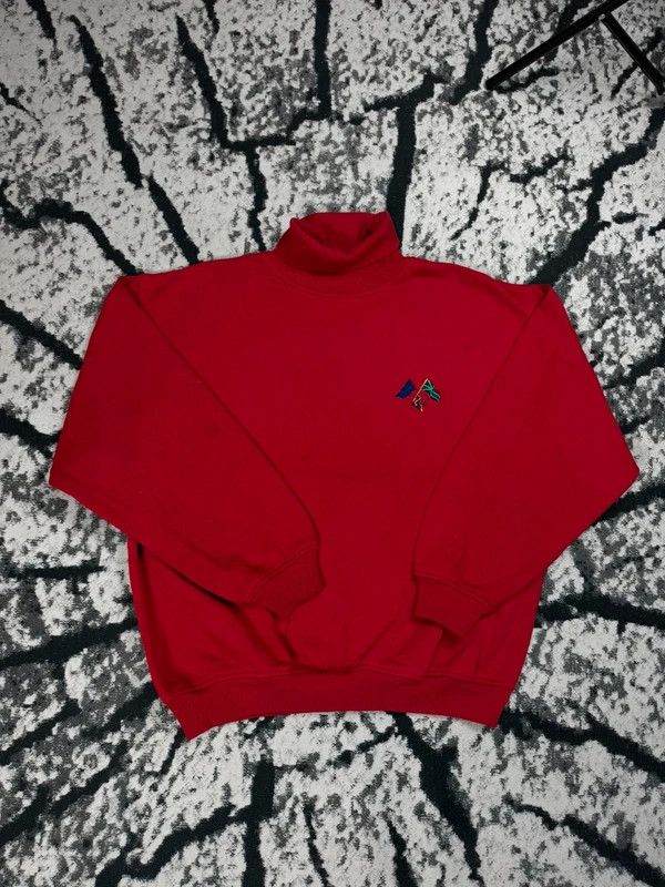 Gap Vintage Gap turtleneck sweatshirt red L Size US L / EU 52-54 / 3 - 1 Thumbnail