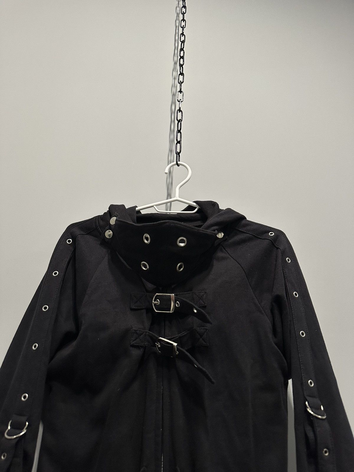 Hysteric Glamour Poizen Industries Gothic Bondage Mask Jacket Avant Garde Size M / US 6-8 / IT 42-44 - 2 Thumbnail