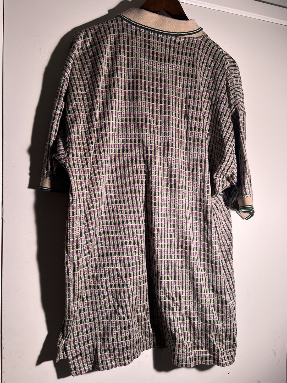 Vintage 90's 2000's Y2K VTG Vintage Ruffini Multi Pattern Retro Polo Size US XXL / EU 58 / 5 - 2 Thumbnail