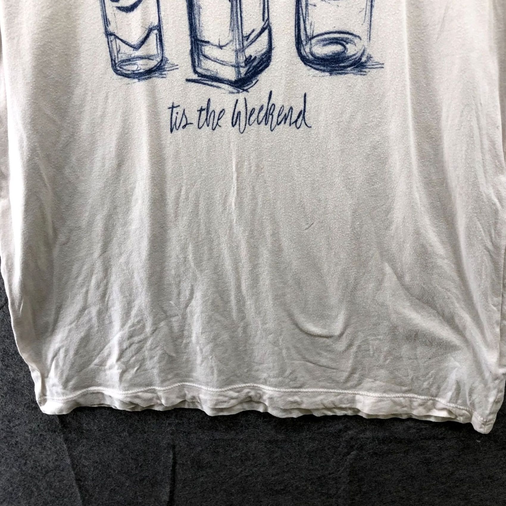 Gap Gap Christmas T Shirt Mens M Beige Short Sleeve Crew Neck Cotton Graphic Print Holiday Funny Shirt Mens M Size US M / EU 48-50 / 2 - 4 Thumbnail