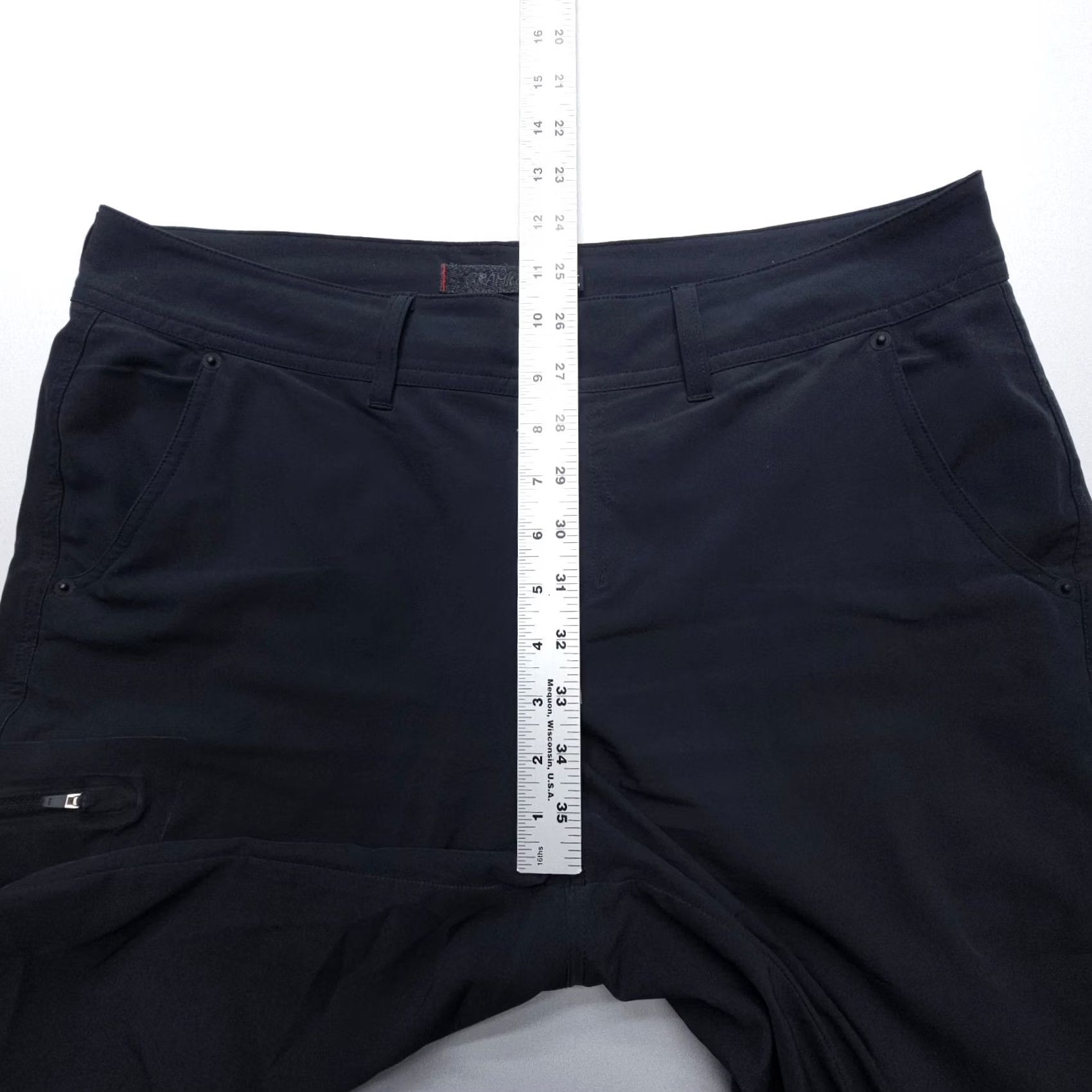 Gramicci Gramicci Lightweight Hiking Pants Womens 10 Black Tech Stretch Cargo Travel Reg Size 32" / US 10 / IT 46 - 6 Thumbnail