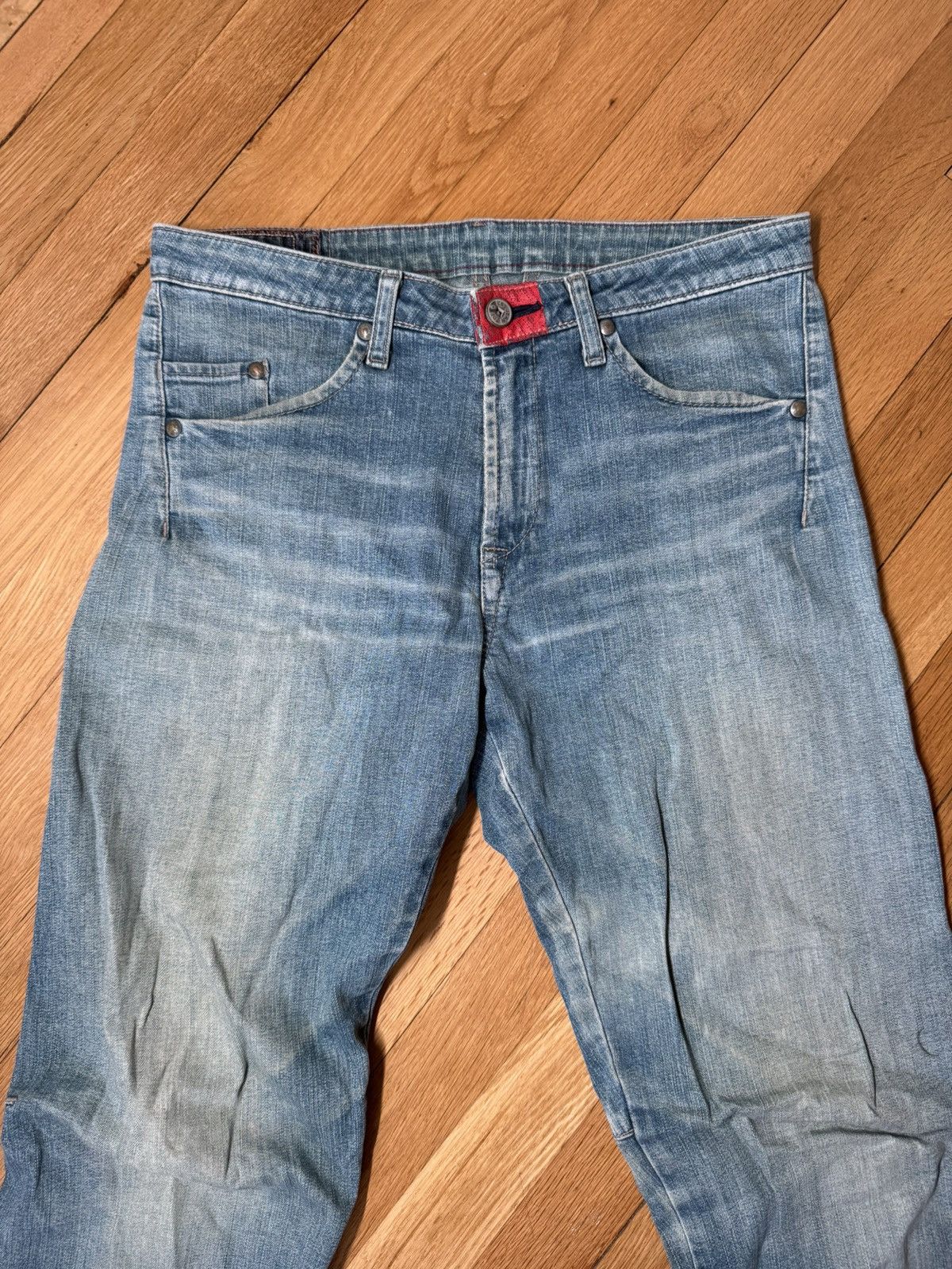 Marithe + Francois Girbaud Marithe Francois Girbaud Denim Red Blue Size US 30 / EU 46 - 3 Thumbnail