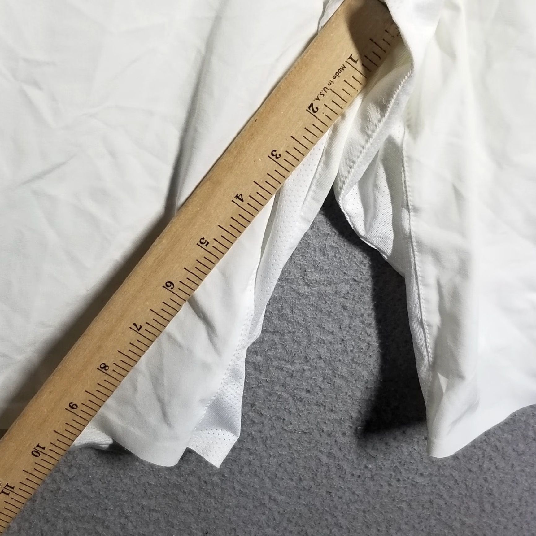 Nike Nike Mens Team Issue Basketball Shorts Made in USA Size 34 Length 34 In Waist 34 In New Color White 100% Polyester Cotton Jersey Regular Size US 34 / EU 50 - 7 Thumbnail