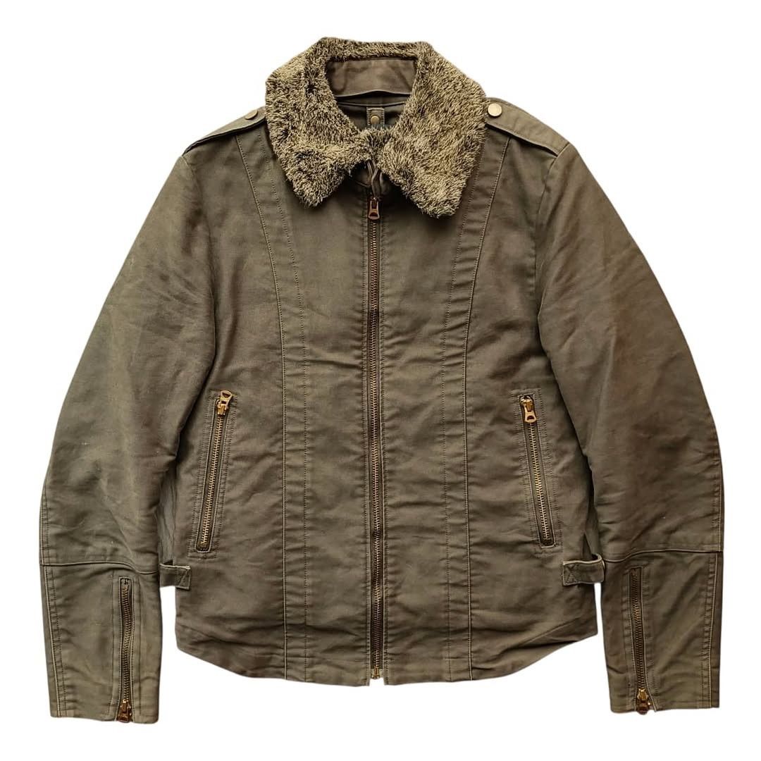 Japanese Brand FIRST BLOW Boa Fleece Removable collar Size US M / EU 48-50 / 2 - 1 Thumbnail