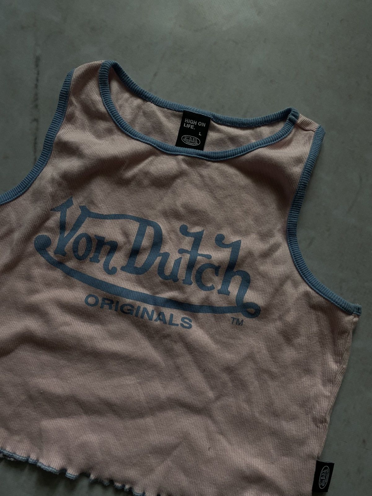 Vintage × Von Dutch Vintage Von Dutch Crop Top Y2k Cute style Size L / US 10 / IT 46 - 2 Thumbnail