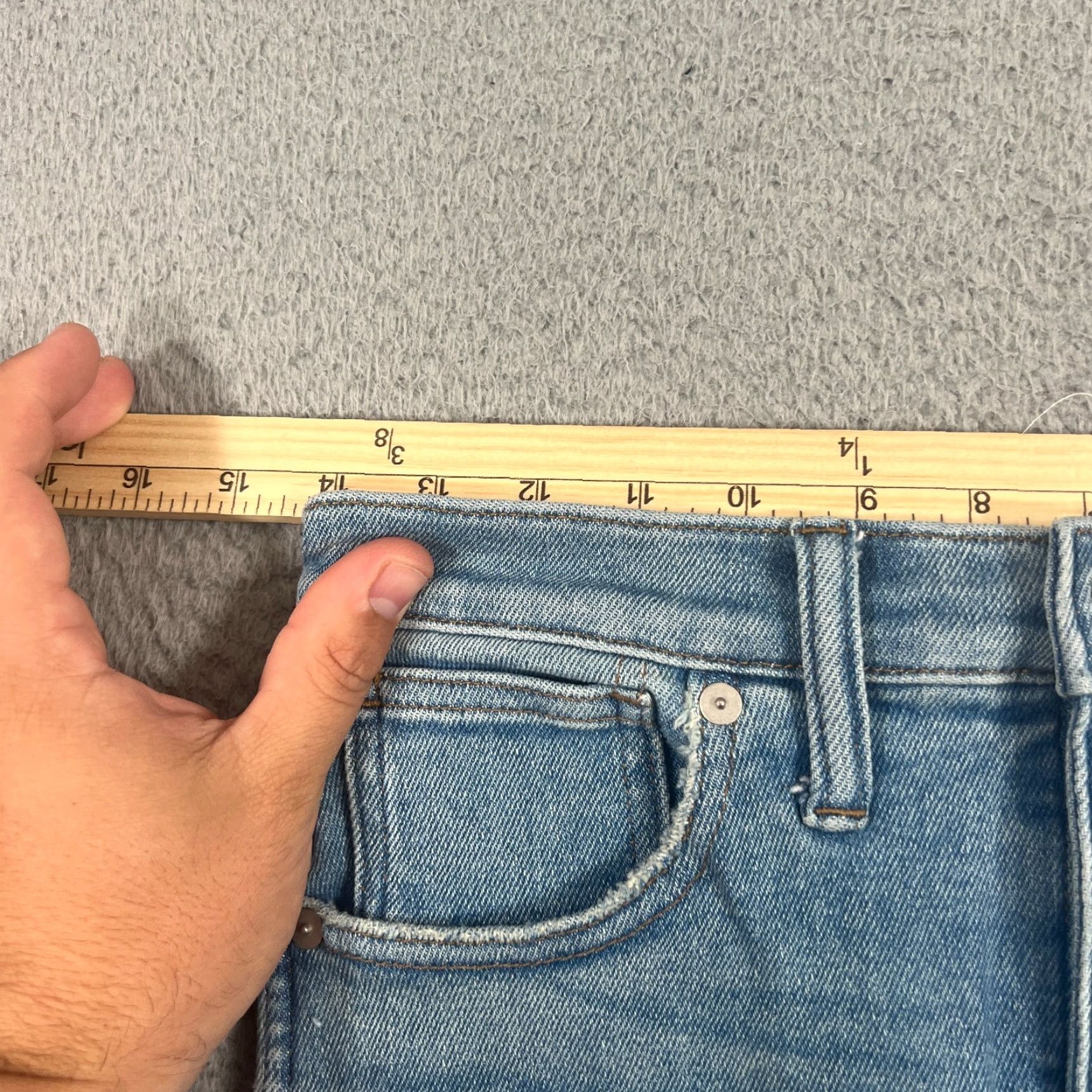 Madewell Madewell Jeans Women’s 27 10" High Rise Skinny Blue Light Wash Size 27" / US 4 / IT 40 - 4 Thumbnail