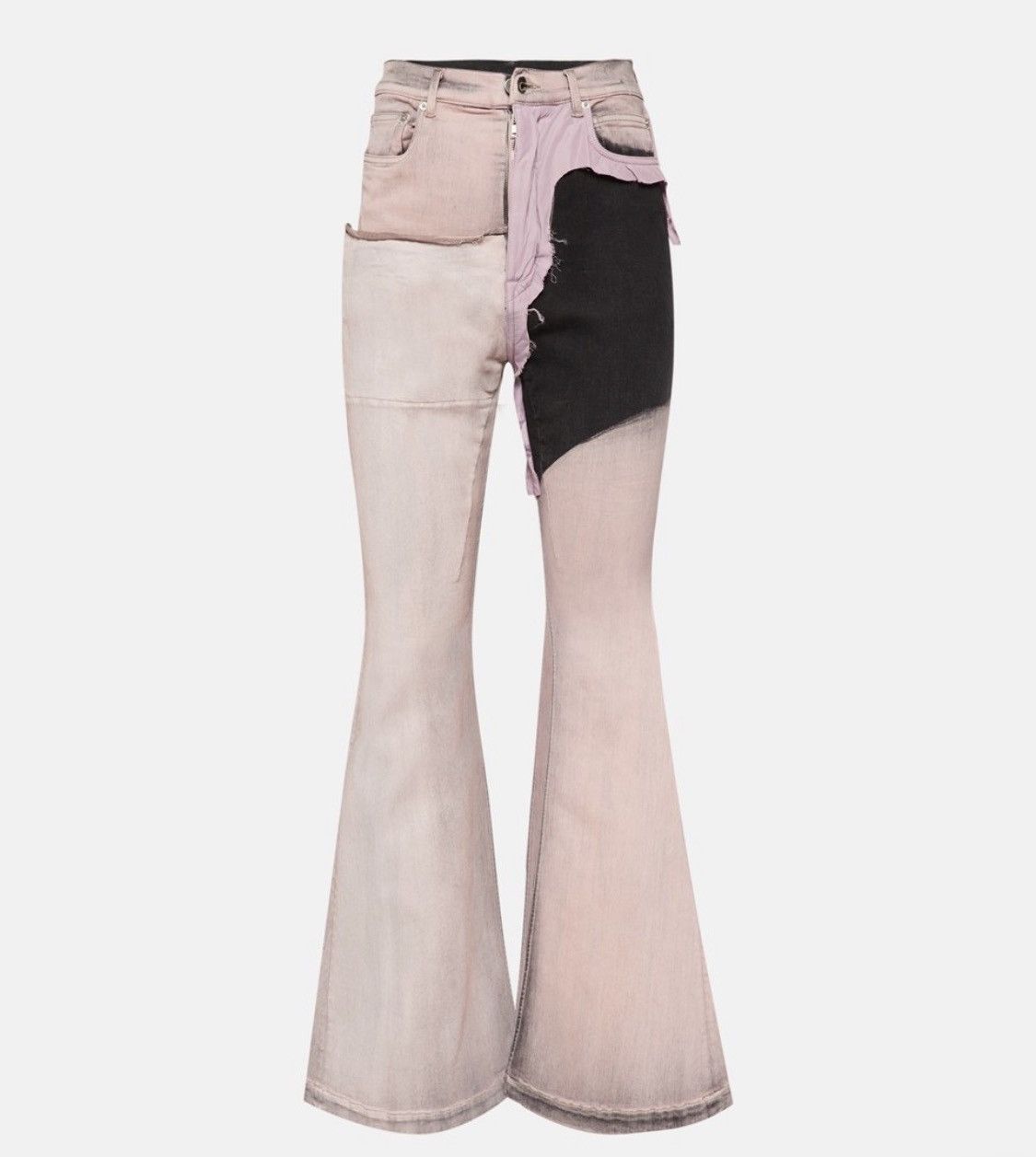 image of Rick Owens x Rick Owens Drkshdw Bootcut Bolan Jeans Faded Pink W31, Men's